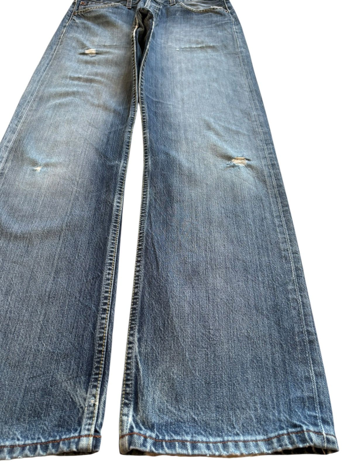 Levi's Vintage 90s Levis 501 Blue Wash Distressed Baggy Jeans Size US 32 / EU 48 - 7 Thumbnail