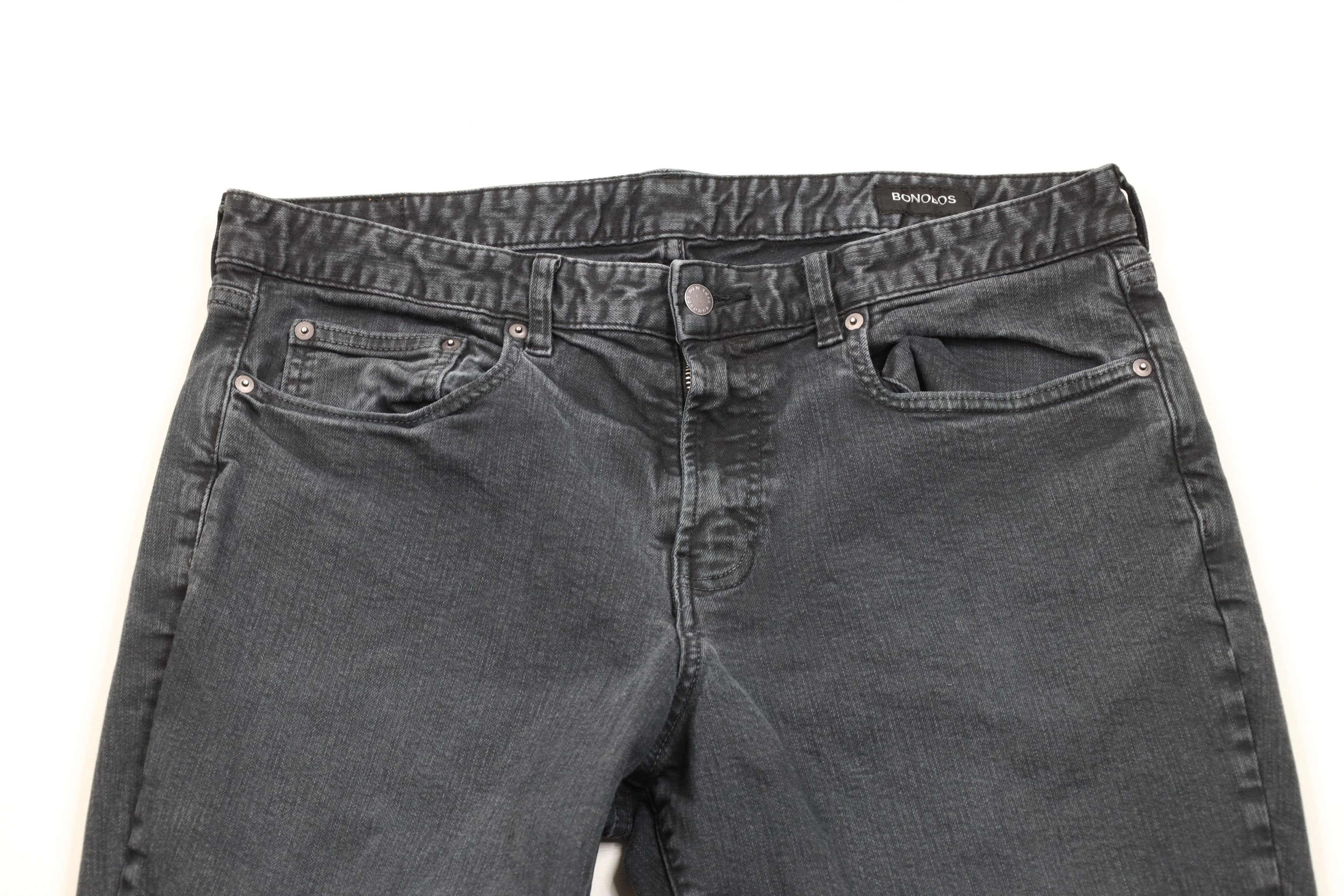 Bonobos × Vintage Bonobos Stretch Athletic Fit Straight Leg Denim Jeans Black Size US 36 / EU 52 - 2 Thumbnail