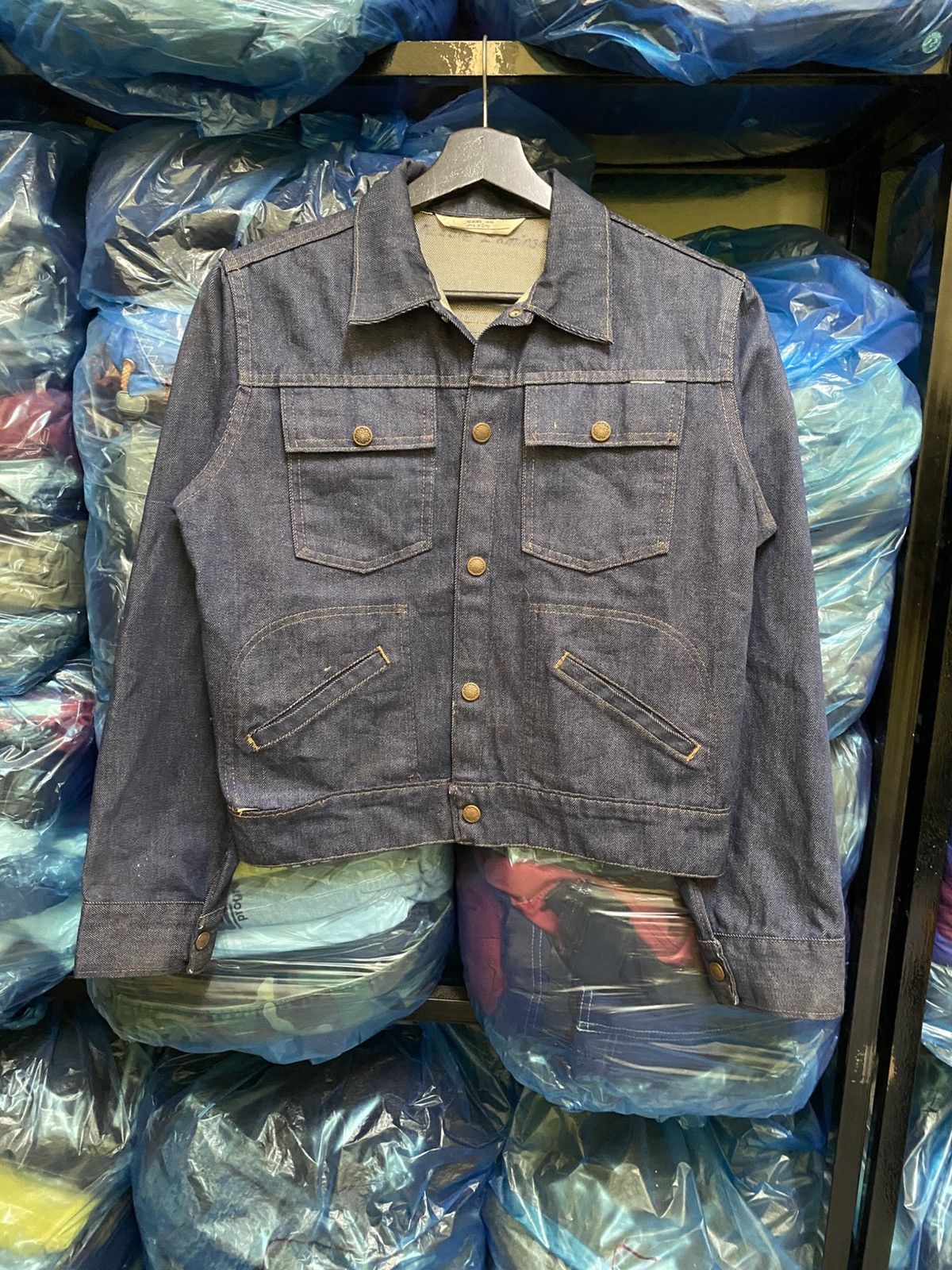 Vintage Vintage Selvedge Denim Jacket – Unbranded, 1970s Style Size US XS / EU 42 / 0 - 1 Thumbnail