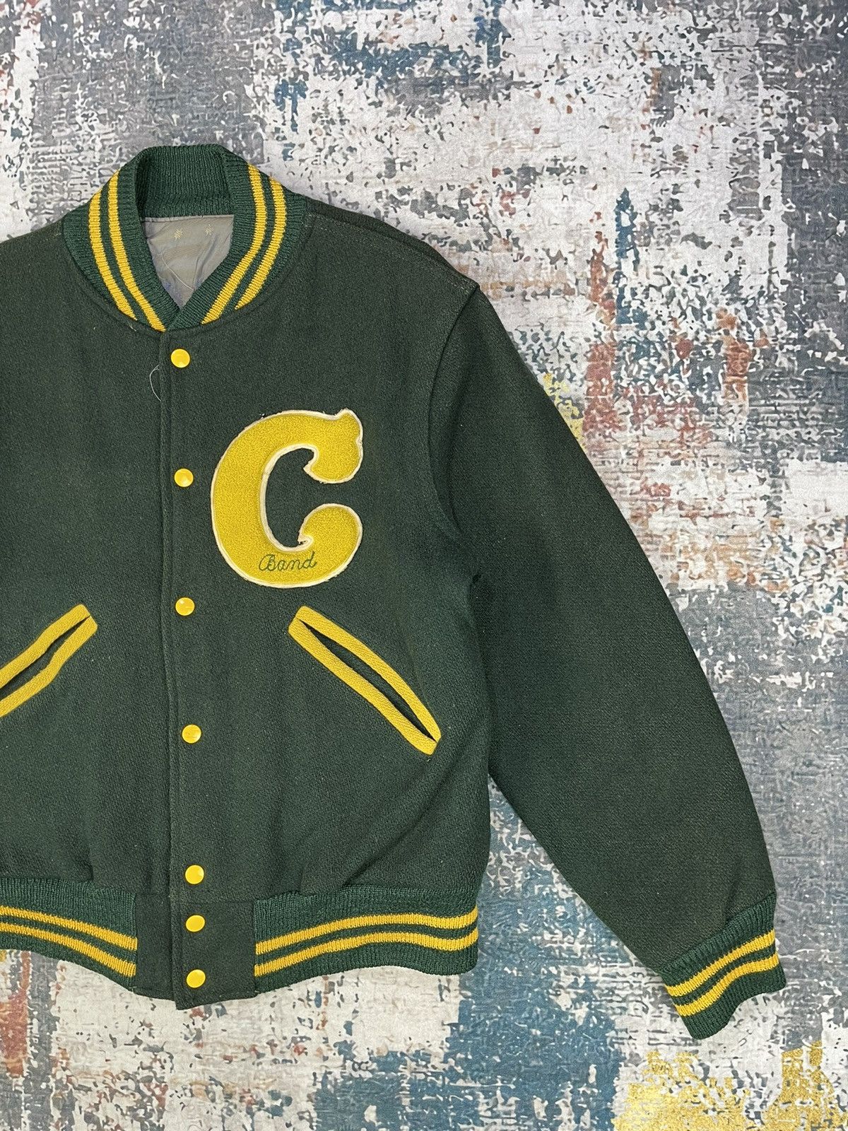 Vintage Vintage Carlynton Band Wool Varsity Jackets Size US M / EU 48-50 / 2 - 3 Thumbnail