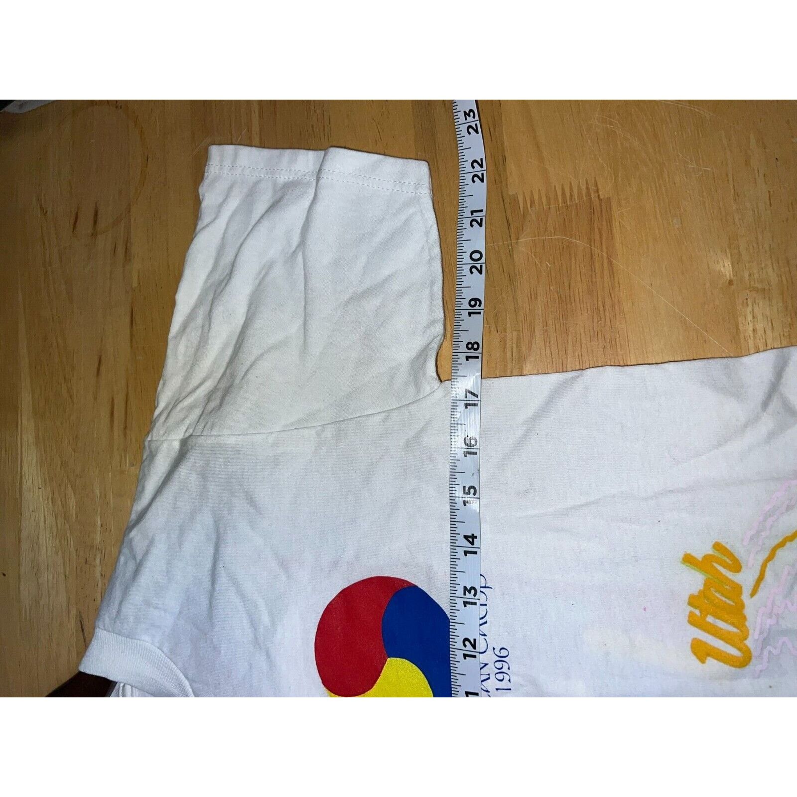 Jerzees Vintage Korean Camp Shirt Test Print Utah Skiing Ski Tee S Size US S / EU 44-46 / 1 - 10 Thumbnail