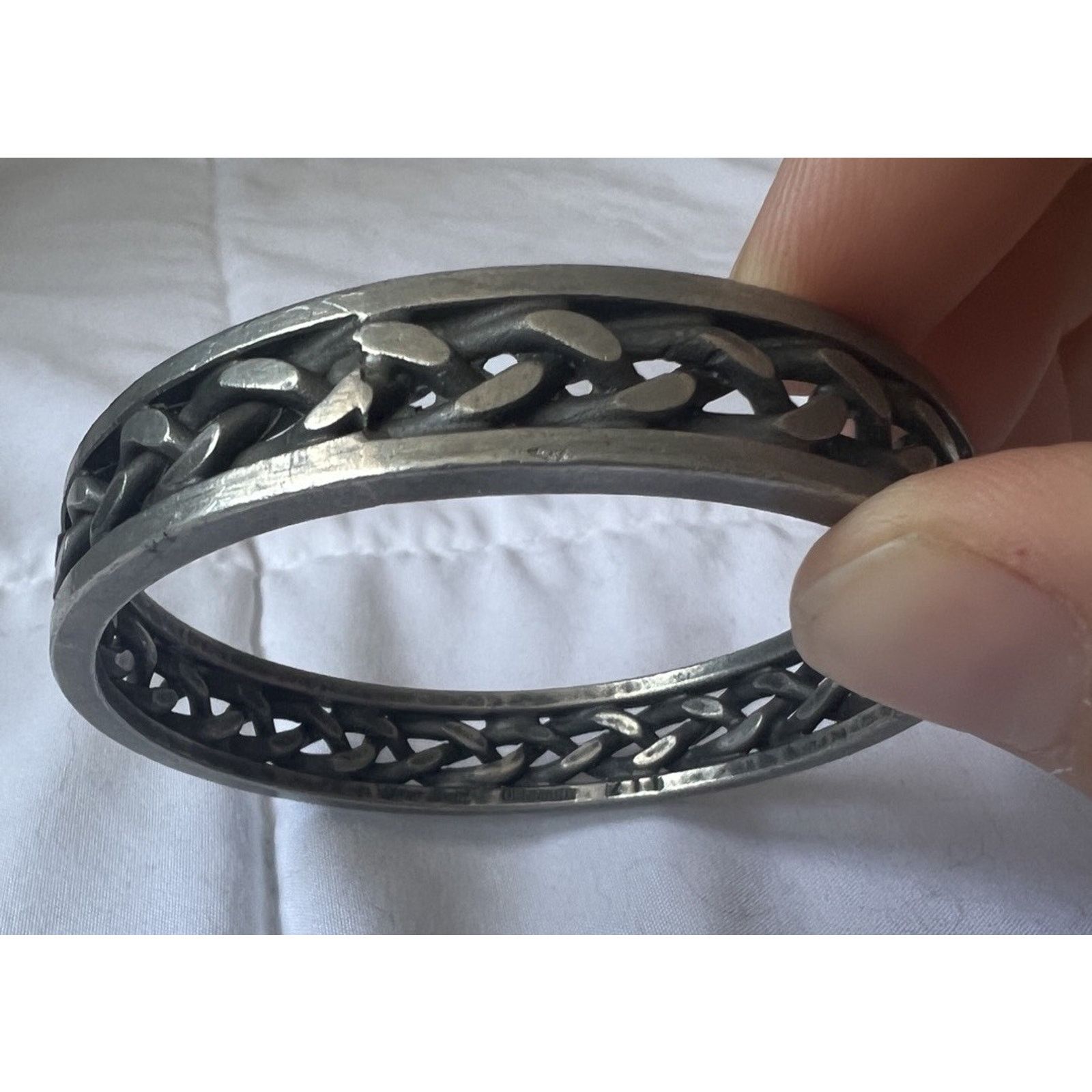 Other Vintage Jorgen Georg Jensen Pewter #211 Bracelet 7.5in 44g Size ONE SIZE - 5 Thumbnail