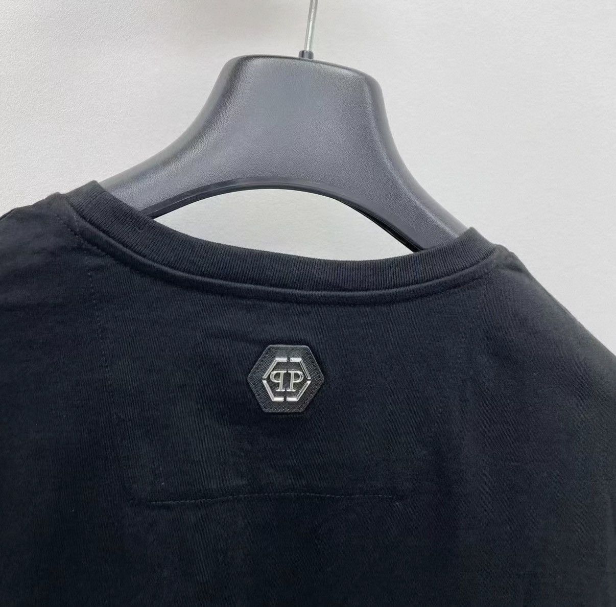 Philipp Plein PHILIPP PLEIN Cotton Rhinestone Short Sleeve T-shirt J30 Size US M / EU 48-50 / 2 - 6 Thumbnail