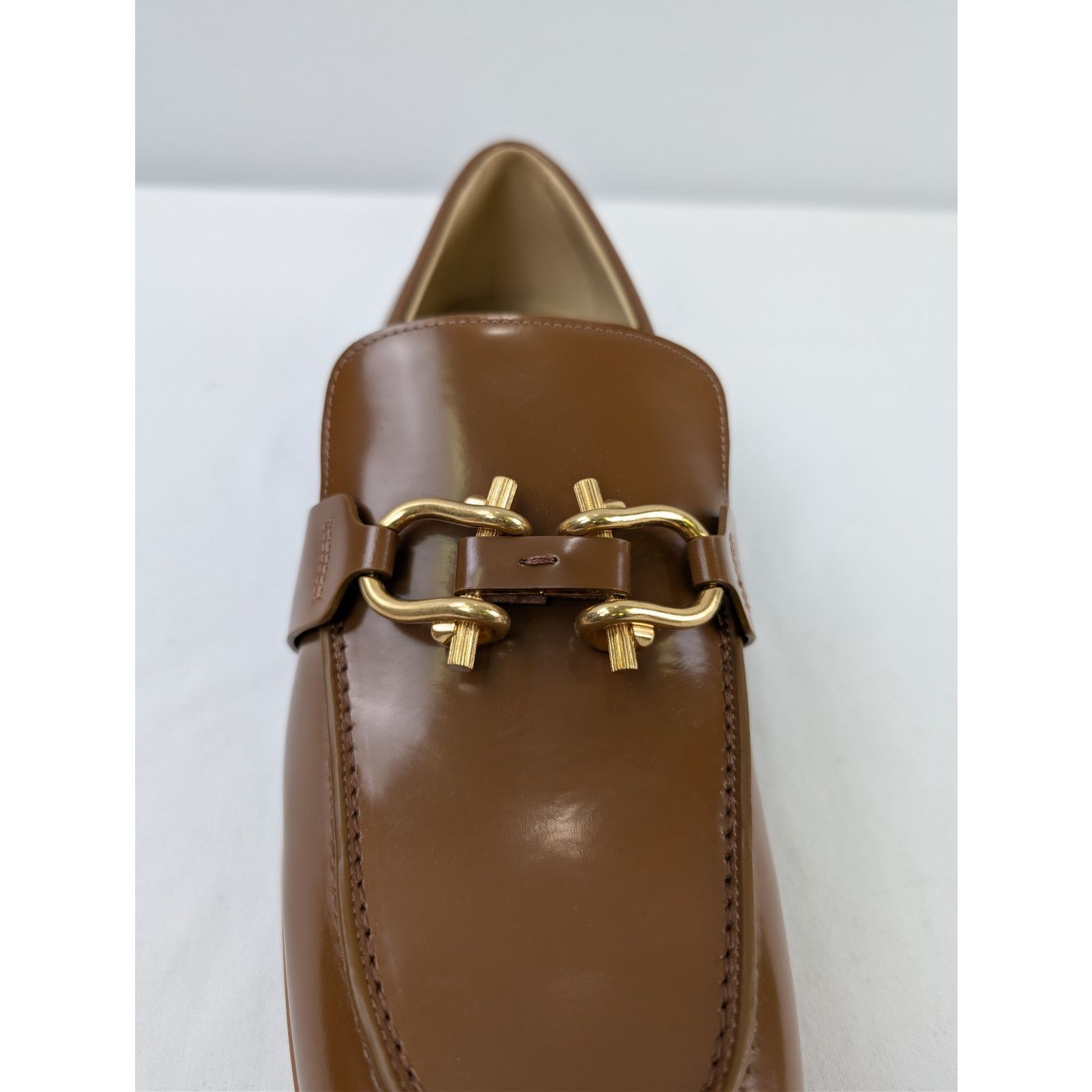 Bottega Veneta o1rshd1 Soft Vinyl Monsieur Loafer Shoe Boots in Cognac Size US 11 / EU 44 - 13 Thumbnail