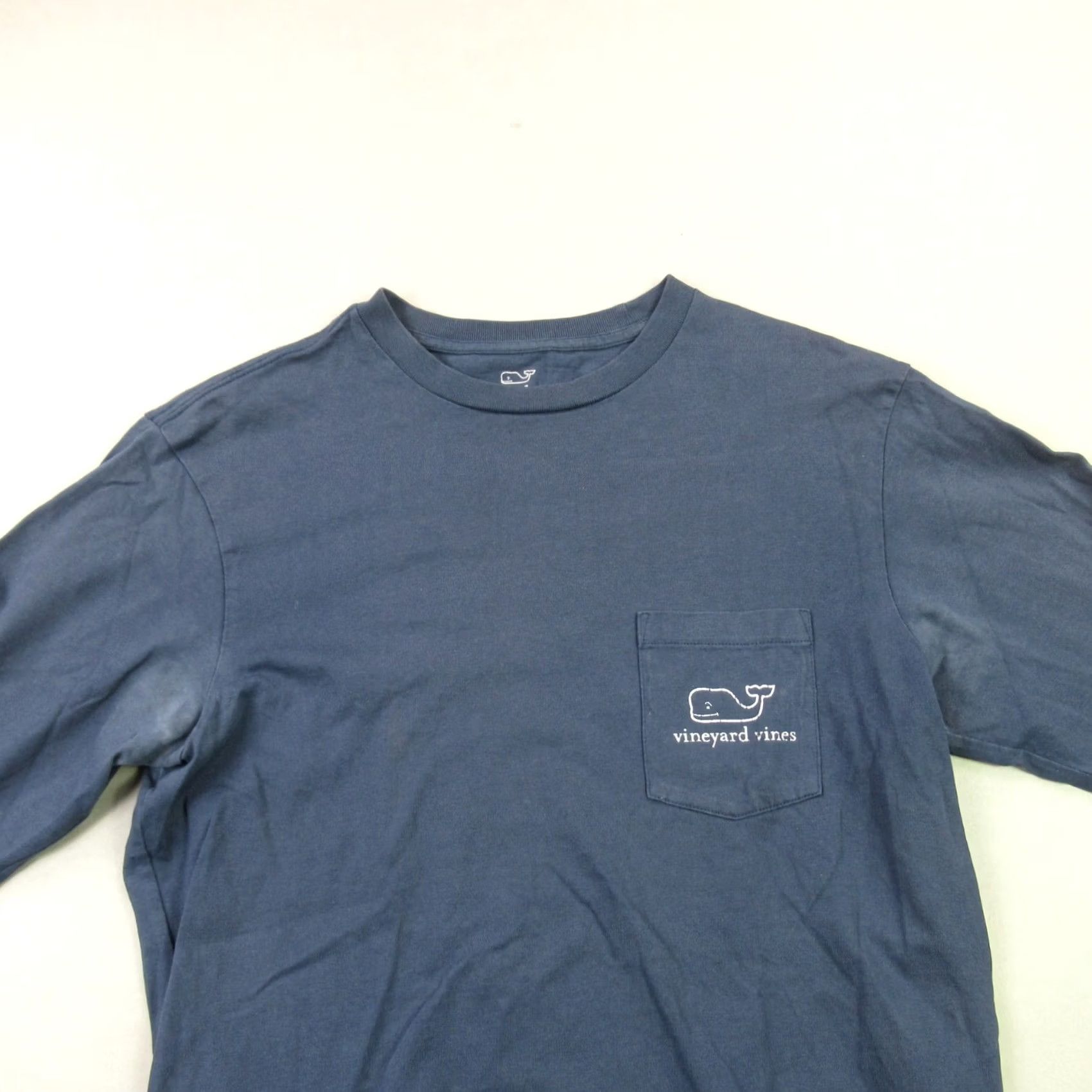 Vineyard Vines Vineyard Vines shirt Womens XS Long Sleeve Crew Neck Lightweight Pocket Casual Logo Breathable All Seasons Regular Cotton Blue Men/Women? Size XS / US 0-2 / IT 36-38 - 3 Thumbnail