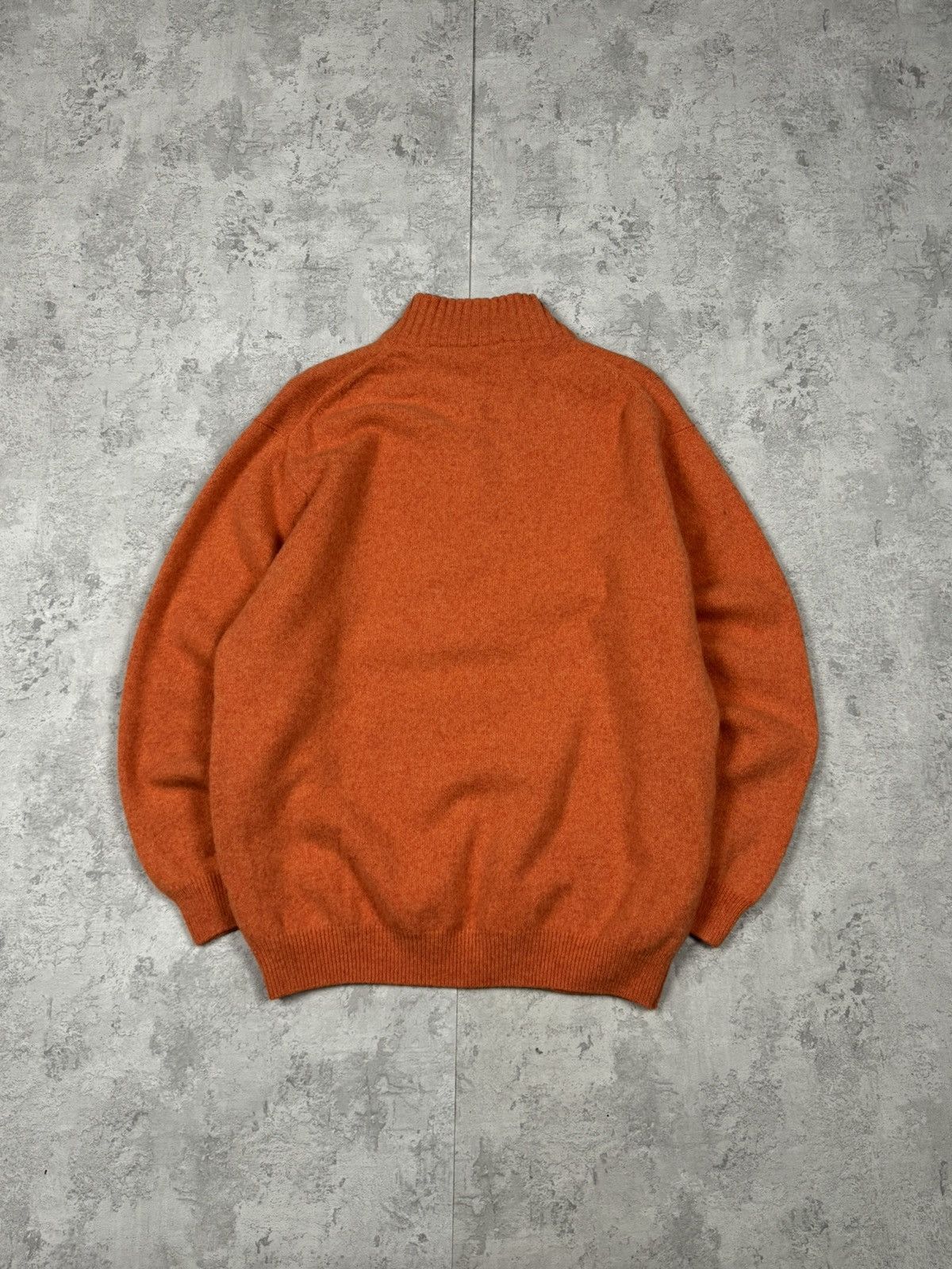 Lacoste Lacoste Half Zip Knit Sweater Orange Size 7 Size US L / EU 52-54 / 3 - 7 Thumbnail