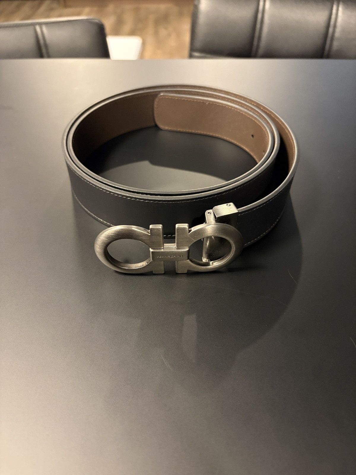Salvatore Ferragamo New Salvatore Ferragamo Mens Belt - Size 38 Size 38 - 1 Thumbnail