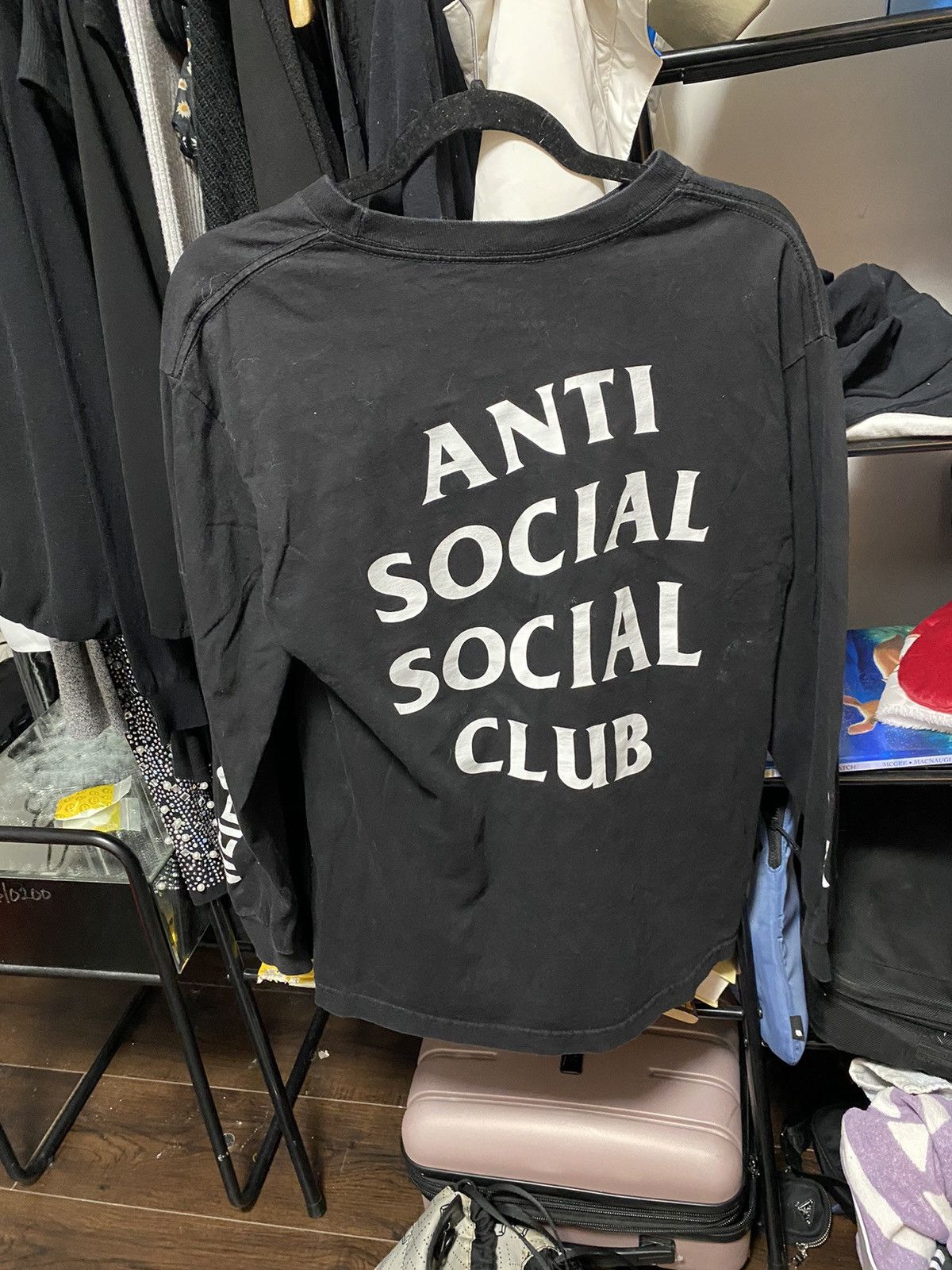 Anime Men’s medium antisocial social club long sleeve get weird Size US M / EU 48-50 / 2 - 2 Thumbnail