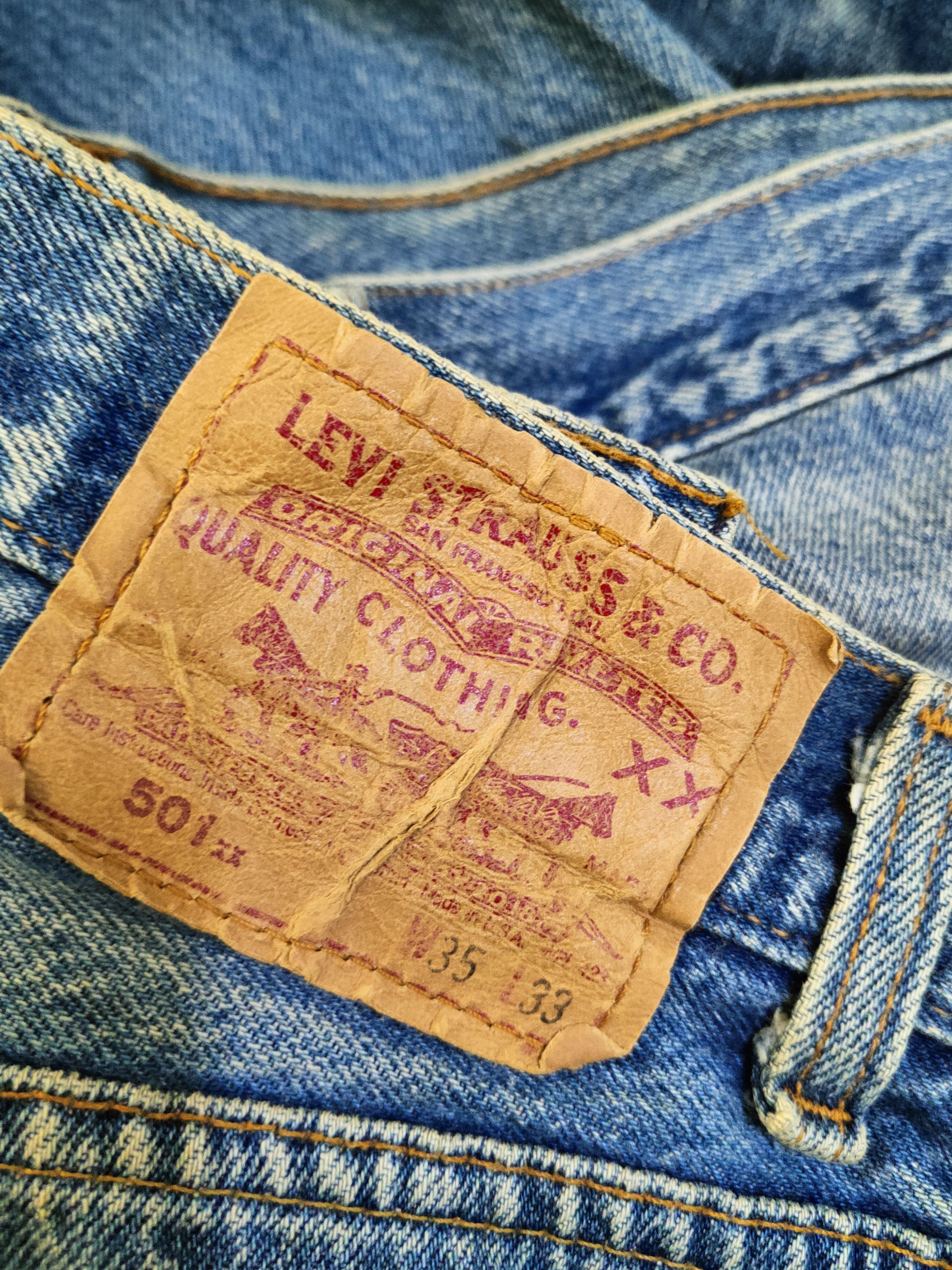 Levi's DL Levi's Blue Distressed Ripped Jeans# 46-891 Size US 34 / EU 50 - 17 Thumbnail