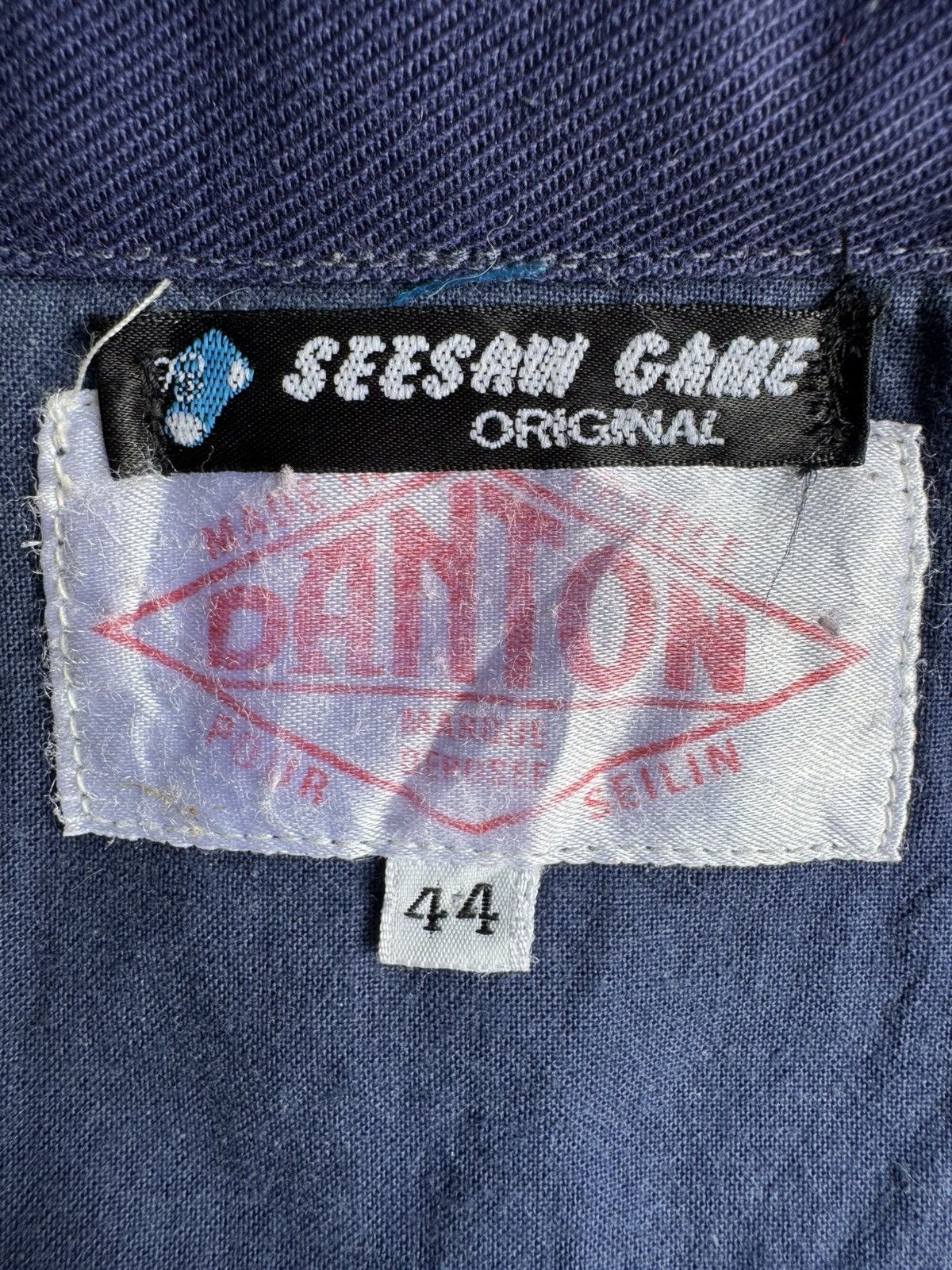 Danton VERY RARE VINTAGE JACKET WORK CHORE DANTON SEESAW GAME Size US L / EU 52-54 / 3 - 5 Thumbnail