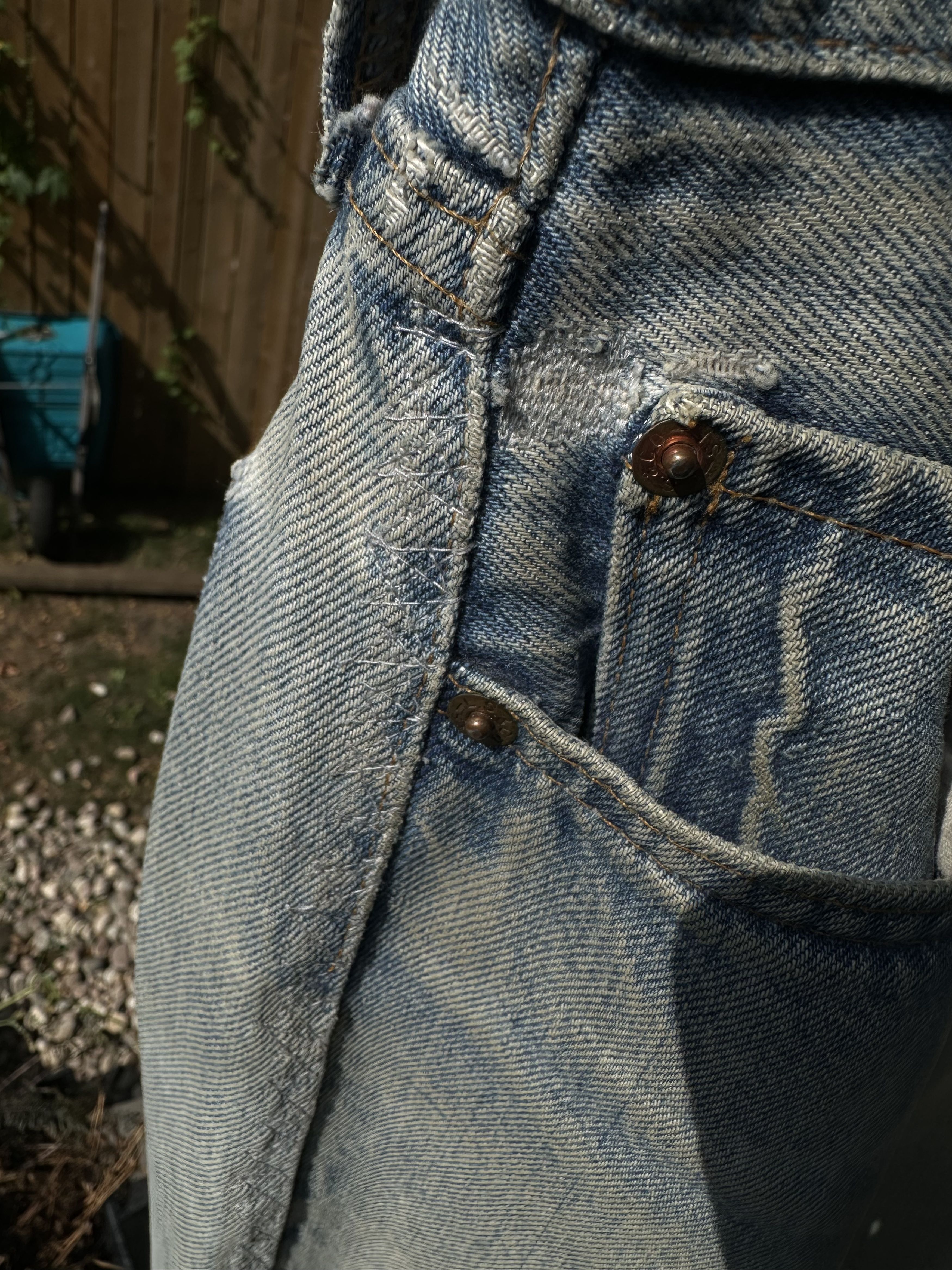 Levi's 1980's 501 Redline Selvedge Size US 31 - 5 Thumbnail