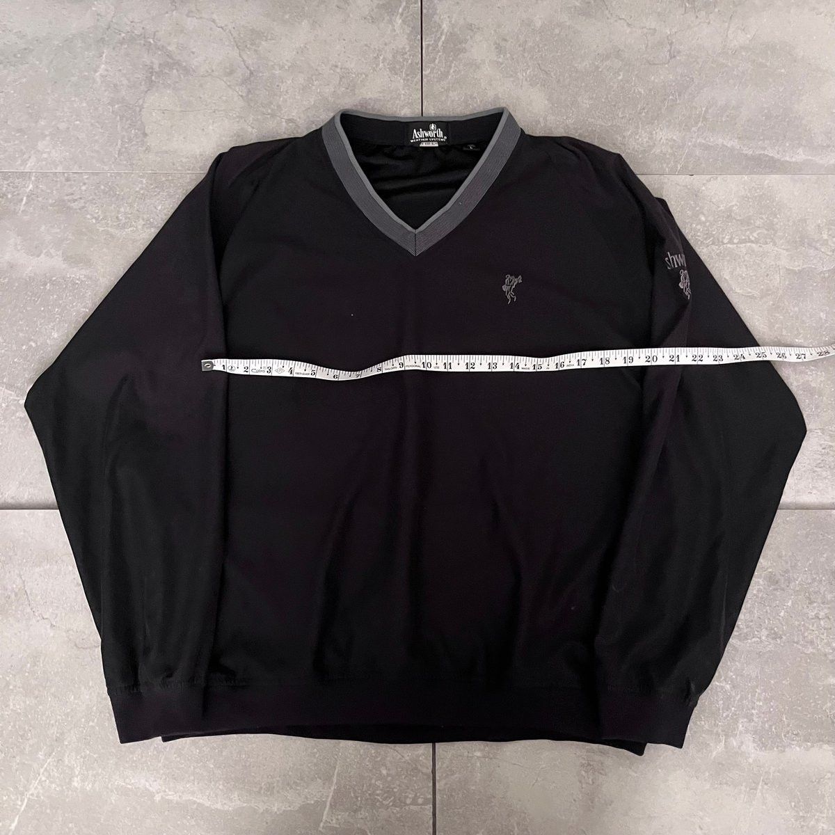 Ashworth Ashworth Weather Systems V-Neck Pullover Black L Size US L / EU 52-54 / 3 - 3 Thumbnail