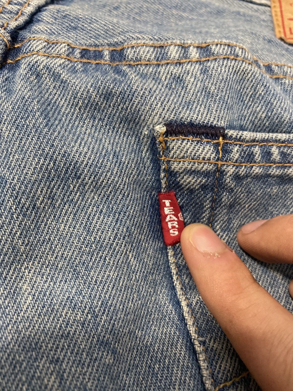 DENIM TEARS × Levi's Denim Tears Levis Light Wash Cotton Wreath Denim Size US 36 / EU 52 - 5 Thumbnail