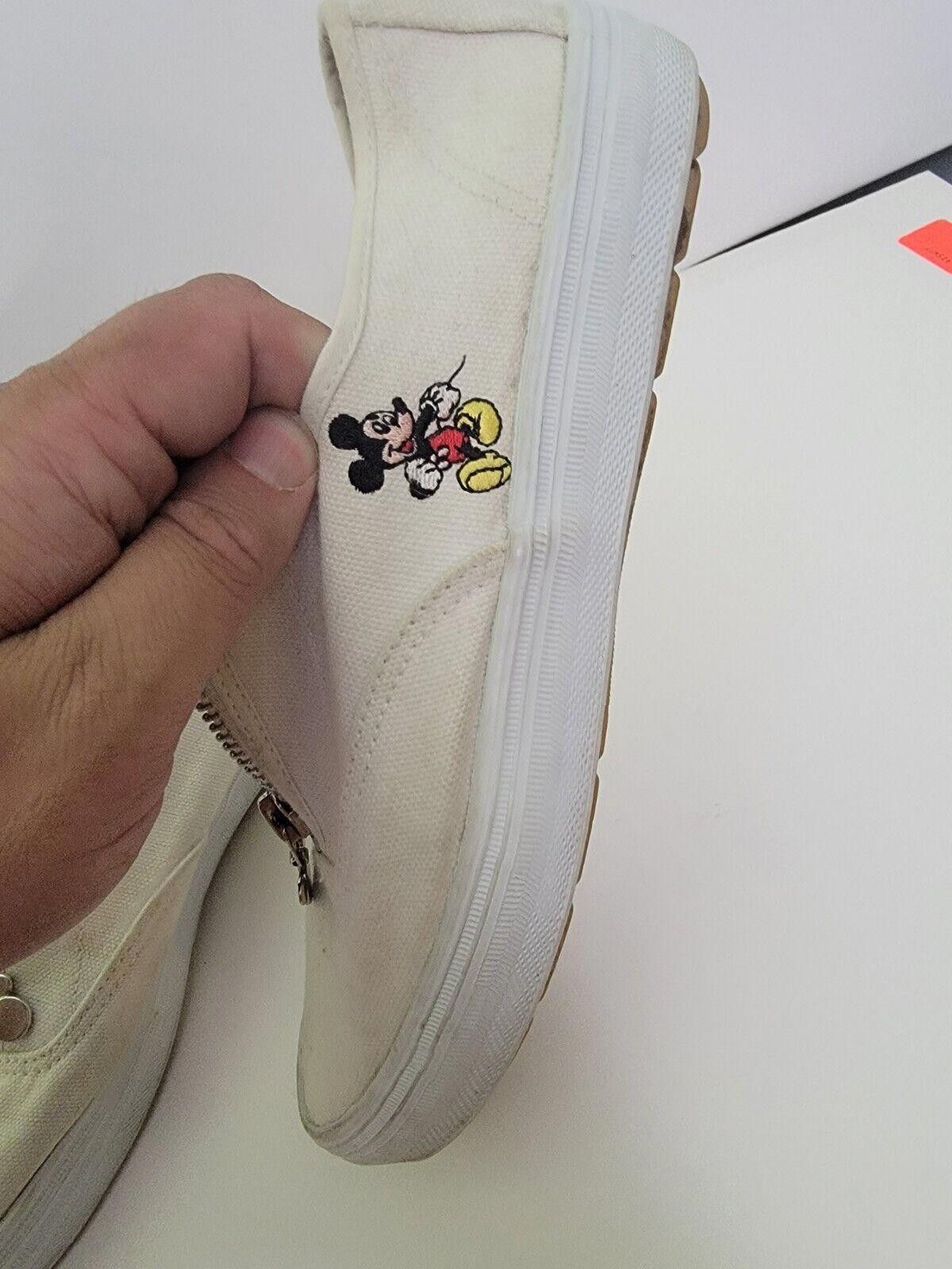 Mickey Unlimited Mickey Mouse Sneakers Canvas Shoes Vintage Disney Womens 6.5 Size US 6.5 / IT 36.5 - 3 Thumbnail