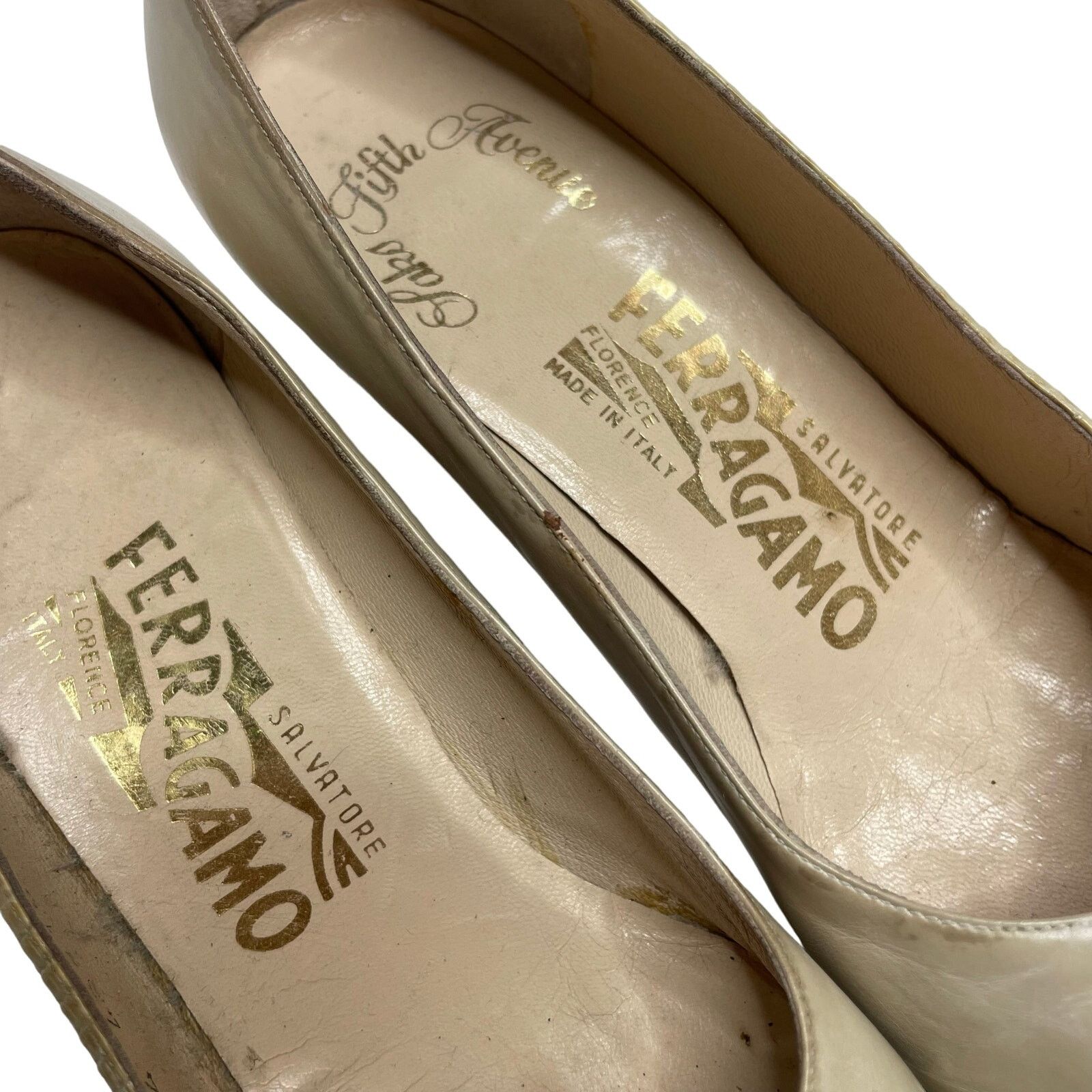 Salvatore Ferragamo Salvatore Ferragamo Nude Short Heels Size US 6 / IT 36 - 3 Thumbnail
