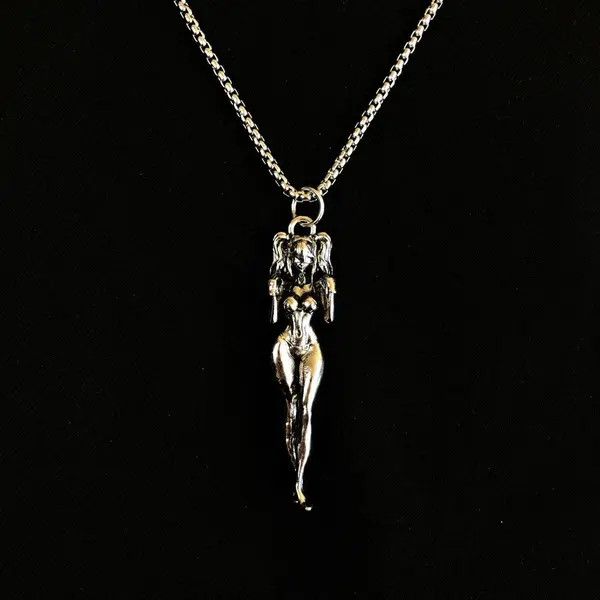 Jewelry Punk Necklace Gothic Chain Size ONE SIZE - 6 Thumbnail