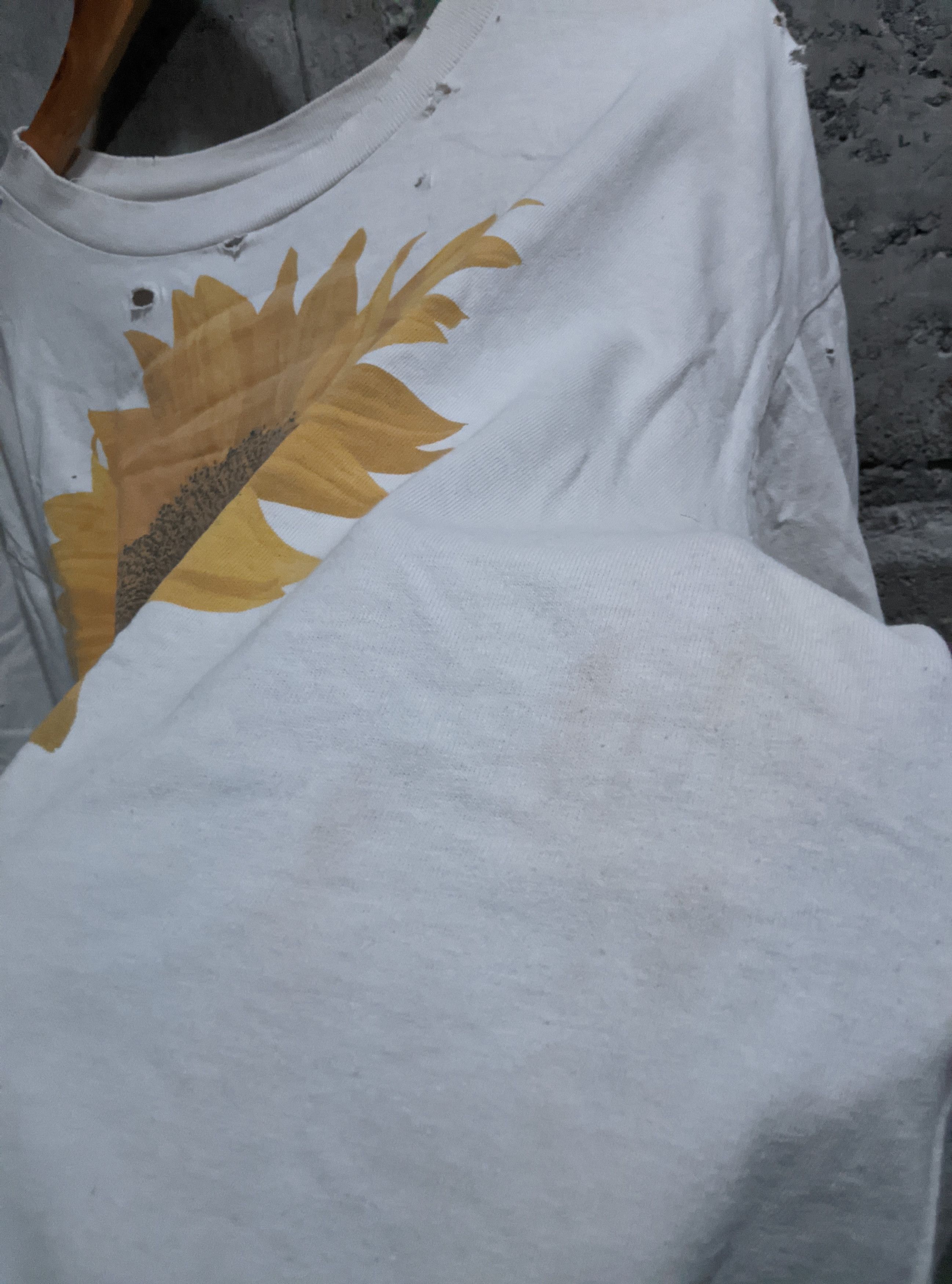 Vintage Vintage 90s thrashed sunflower art distressed grunge ERD Size US XL / EU 56 / 4 - 12 Thumbnail