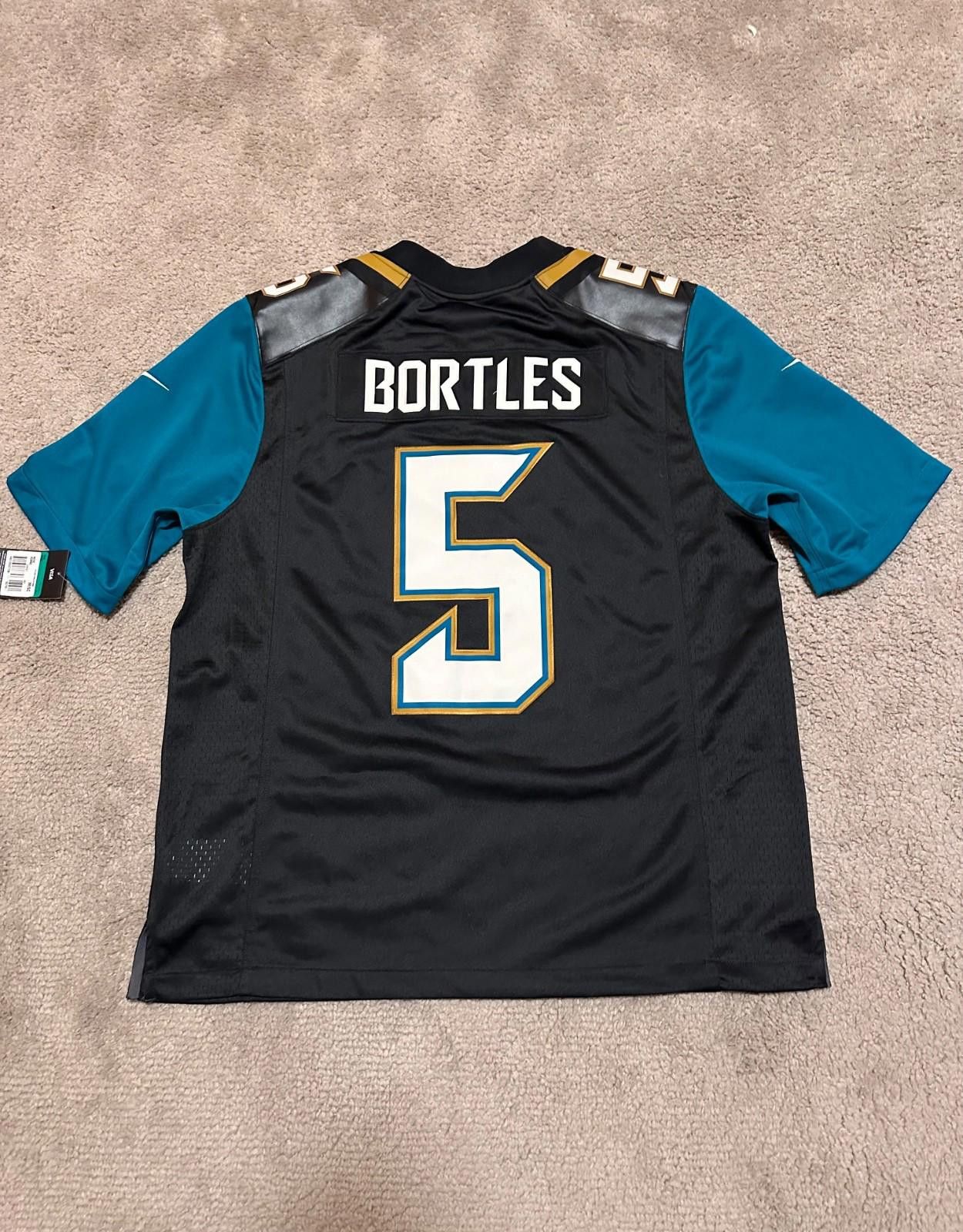 Nike 2014-17 Jacksonville Jaguars Bortles #5 Nike Game Jersey XL Size US XL / EU 56 / 4 - 8 Thumbnail
