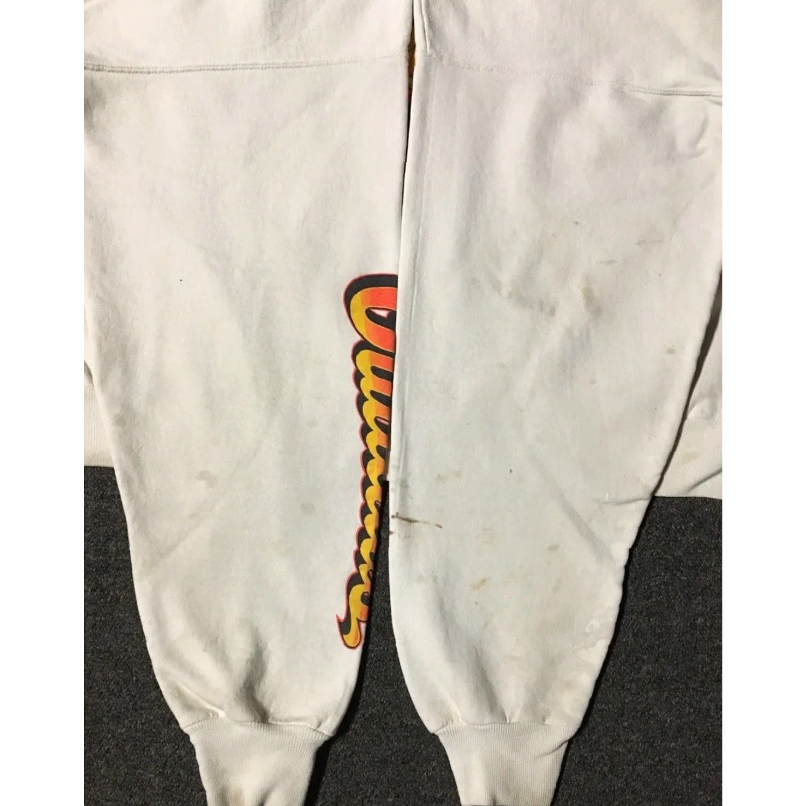 Vintage Vtg 90s World Of Outlaws Race Faded Distress AOP Sweatshirt 3X NASCAR Car Grunge-Shirt Mens 3XL White Racing Boxy Pullover Size US XXL / EU 58 / 5 - 6 Thumbnail