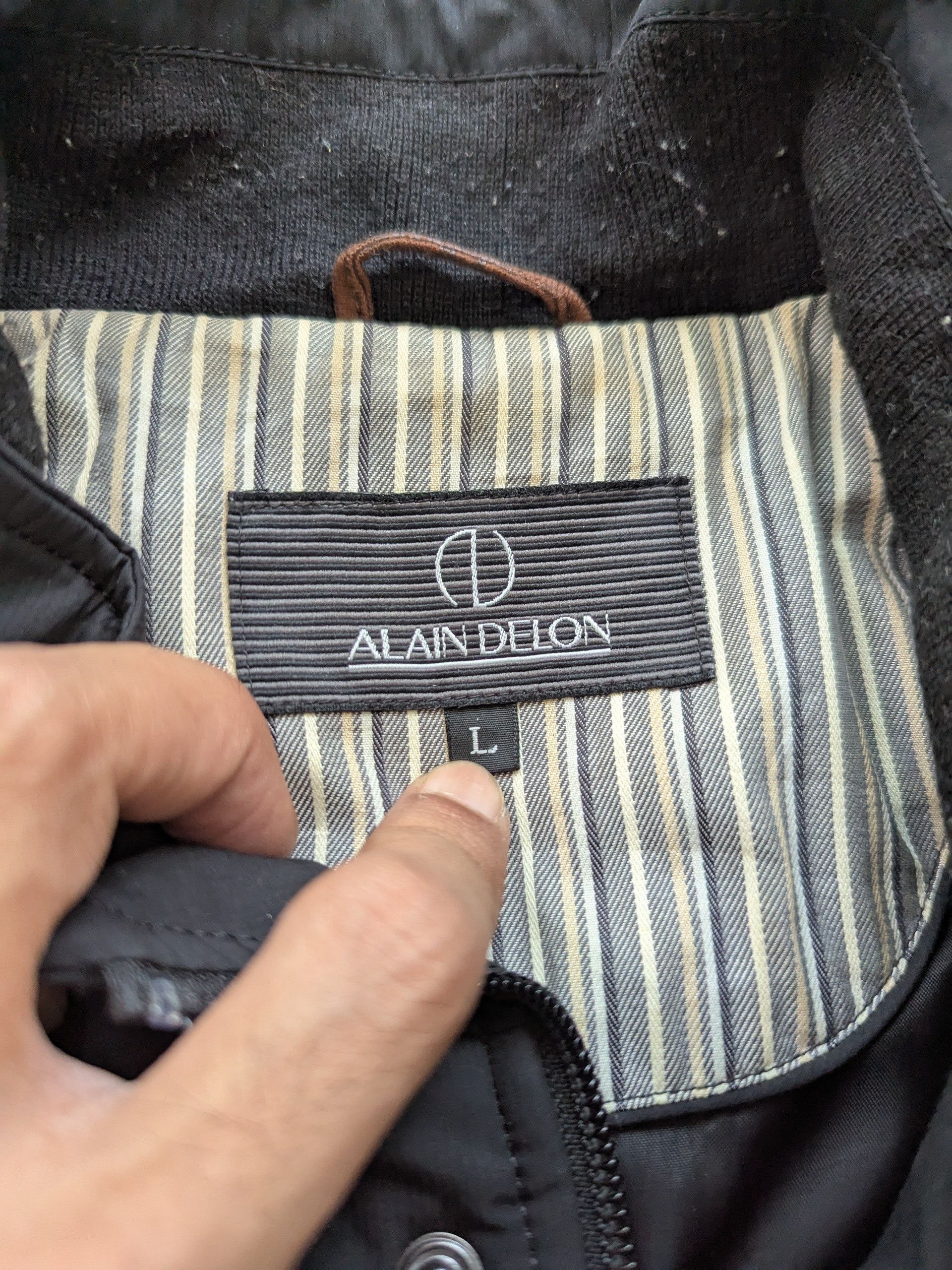 ALAIN DELON × Japanese Brand × Vintage Vintage 1990s Alain Delon Quilted Utility Jacket Size US L / EU 52-54 / 3 - 12 Thumbnail
