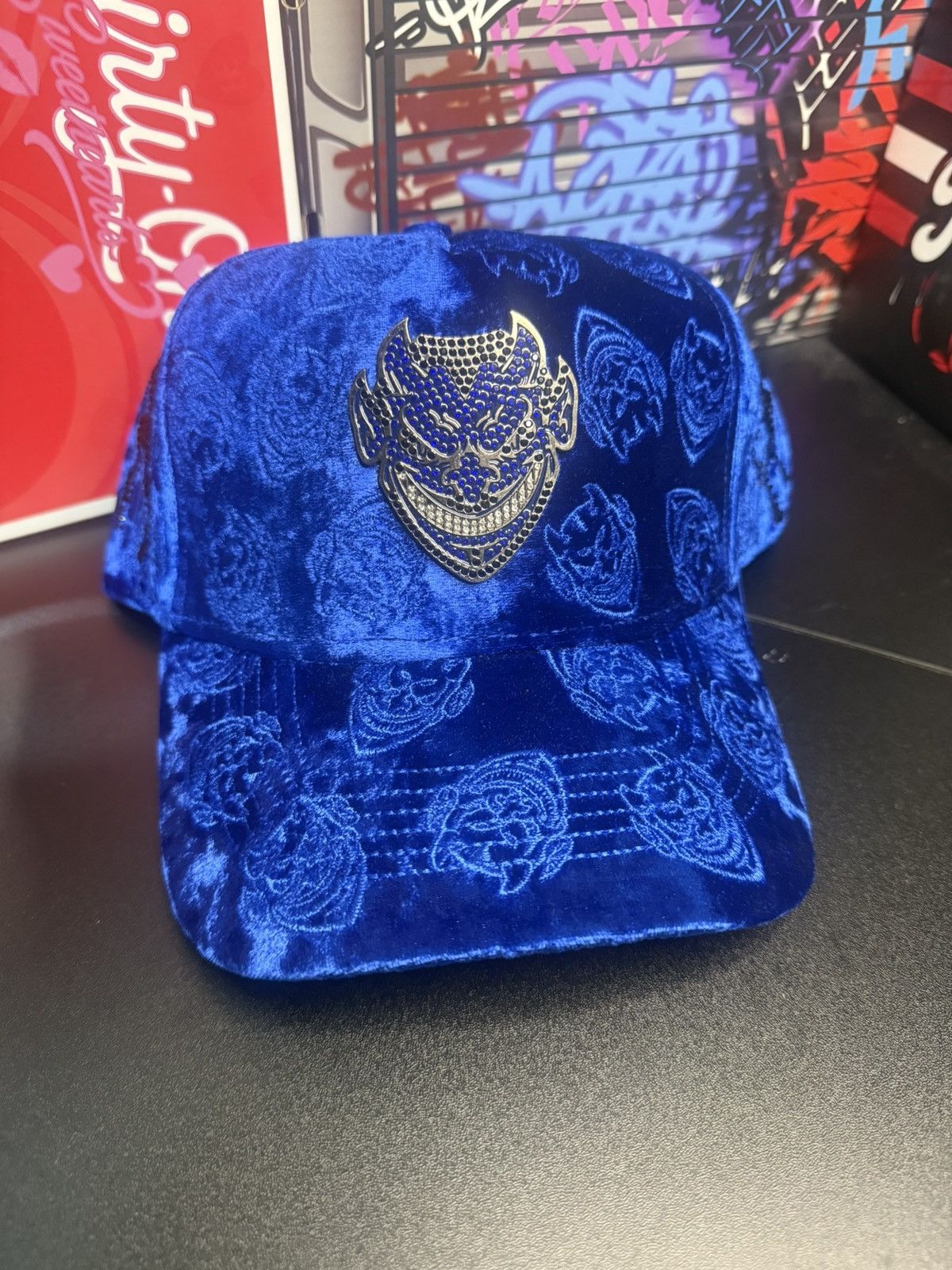 Other Chucky Hats Lucifier Blue Dandy Barbas Size ONE SIZE - 1 Thumbnail