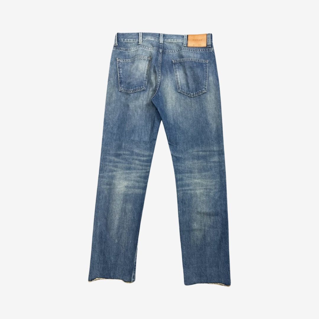 Gucci *1,1KMSRP* Gucci SS16 Snake Patch Denim Sz.32 Size US 32 / EU 48 - 3 Thumbnail