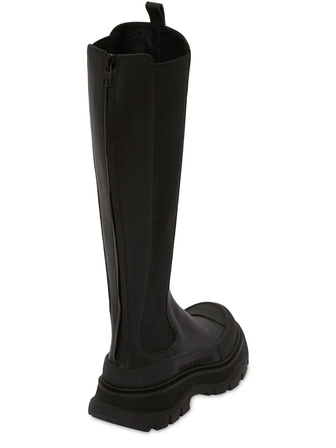 Alexander McQueen ALEXANDER MCQUEEN Black Leather Boots New/Authentic Size US 9.5 / IT 39.5 - 3 Thumbnail