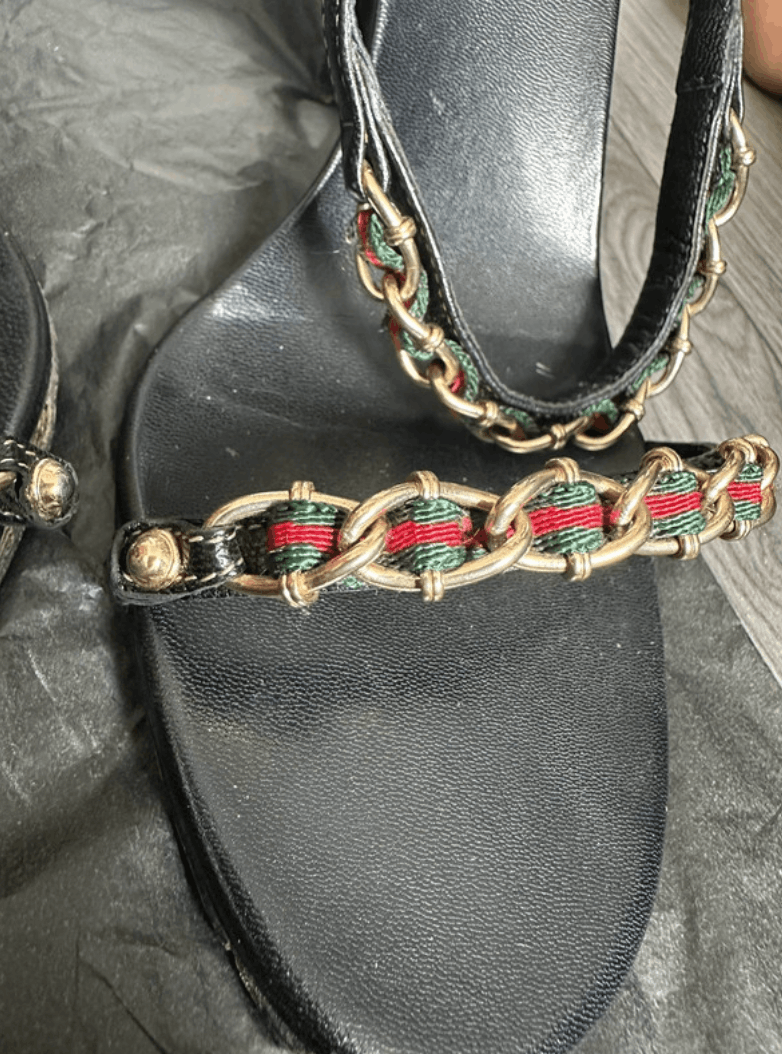 Gucci × Tom Ford × Vintage Gucci Shoes Heels Sandals Tom Ford Leather Vintage Size US 6.5 / IT 36.5 - 3 Thumbnail