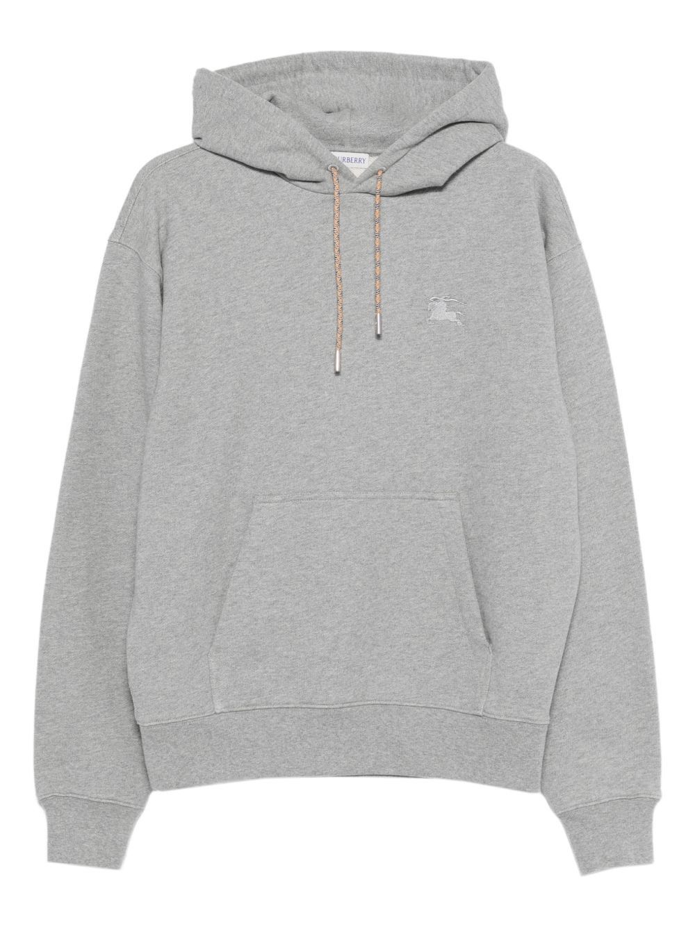Burberry CHECK MOTIF COTTON HOODIE Size US S / EU 44-46 / 1 - 1 Thumbnail