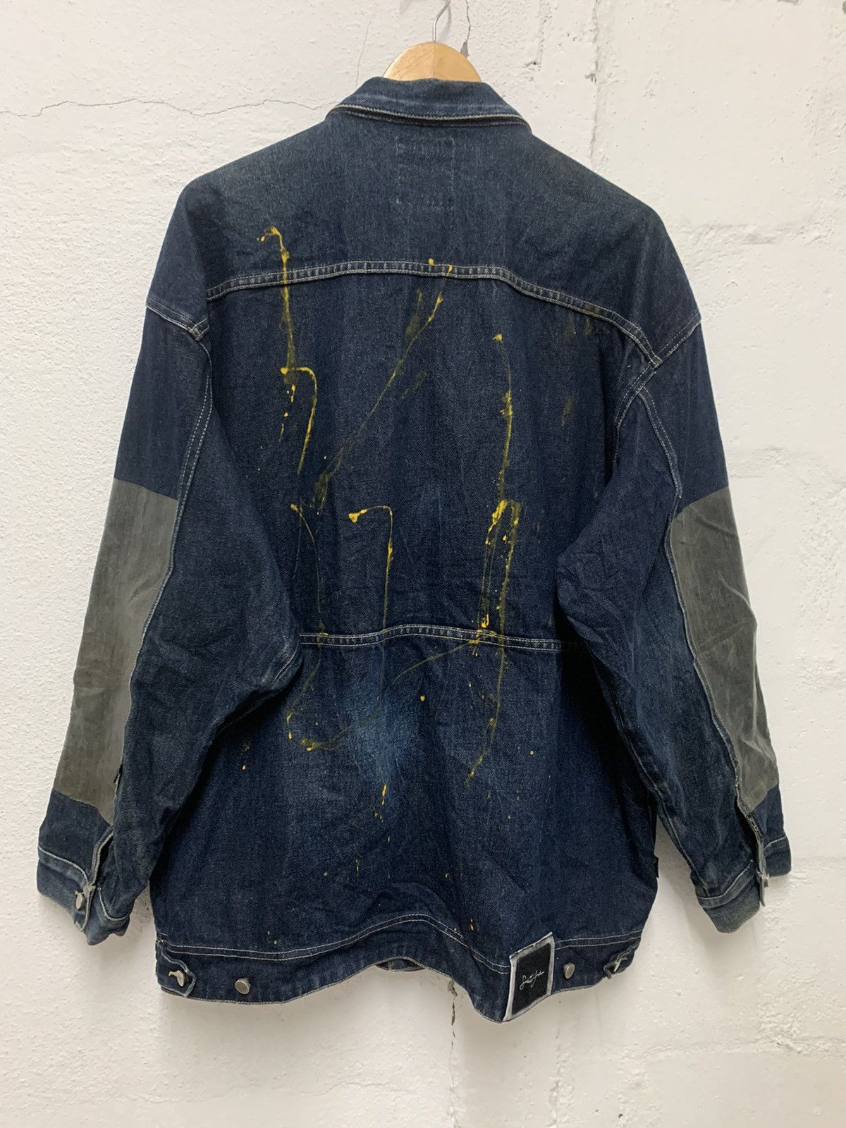 Sean John Sean John Paint Splatter Denim Jacket Size US XXL / EU 58 / 5 - 5 Thumbnail