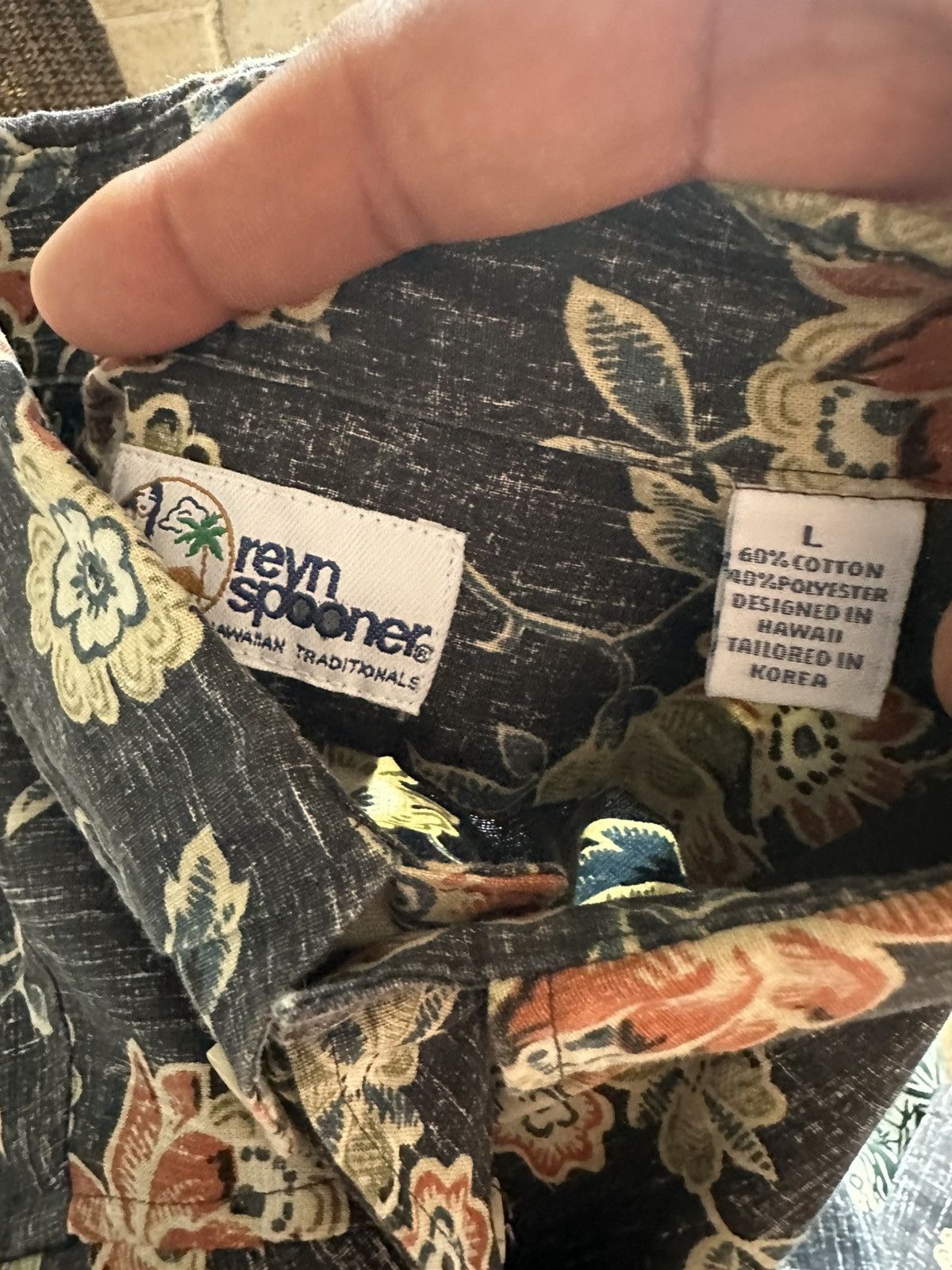 Reyn Spooner PreOwned Reyn Spooner Hawaiian Print Multicolored Men's L Size US L / EU 52-54 / 3 - 4 Thumbnail