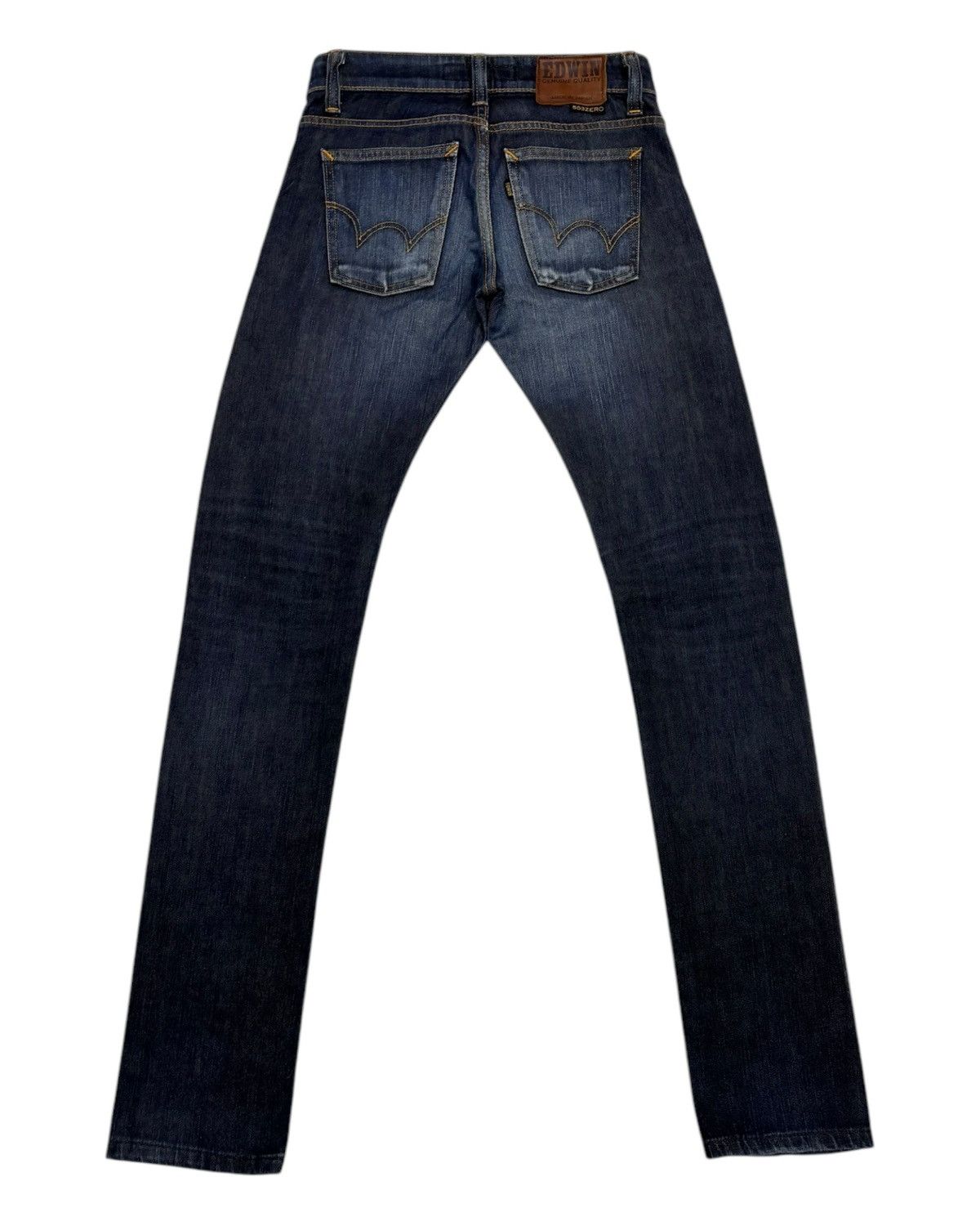 Edwin × If Six Was Nine × Le Grande Bleu (L.G.B.) 🔥EDWIN 503Zero Slim Skinny Blue Denim Jeans Size 27" / US 4 / IT 40 - 2 Thumbnail
