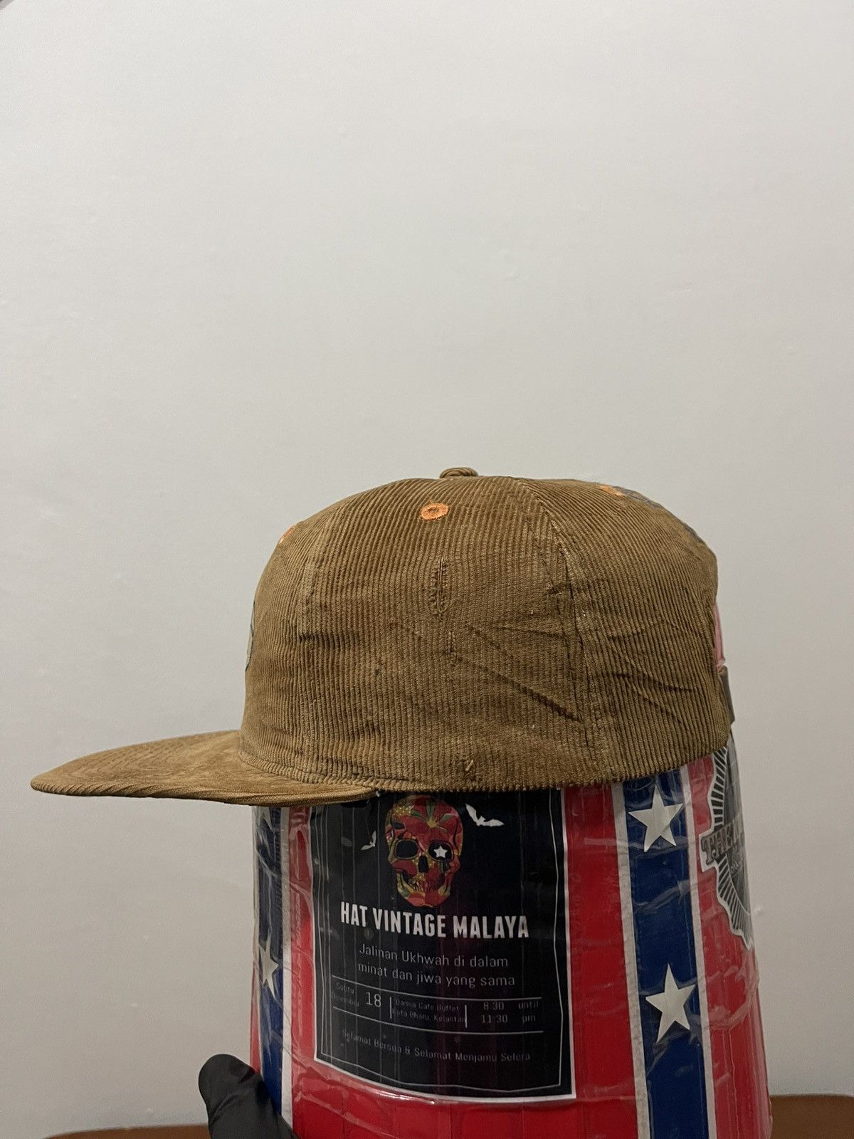 Hat Club Vintage Corduroy Fears Streat Hat Size ONE SIZE - 2 Thumbnail