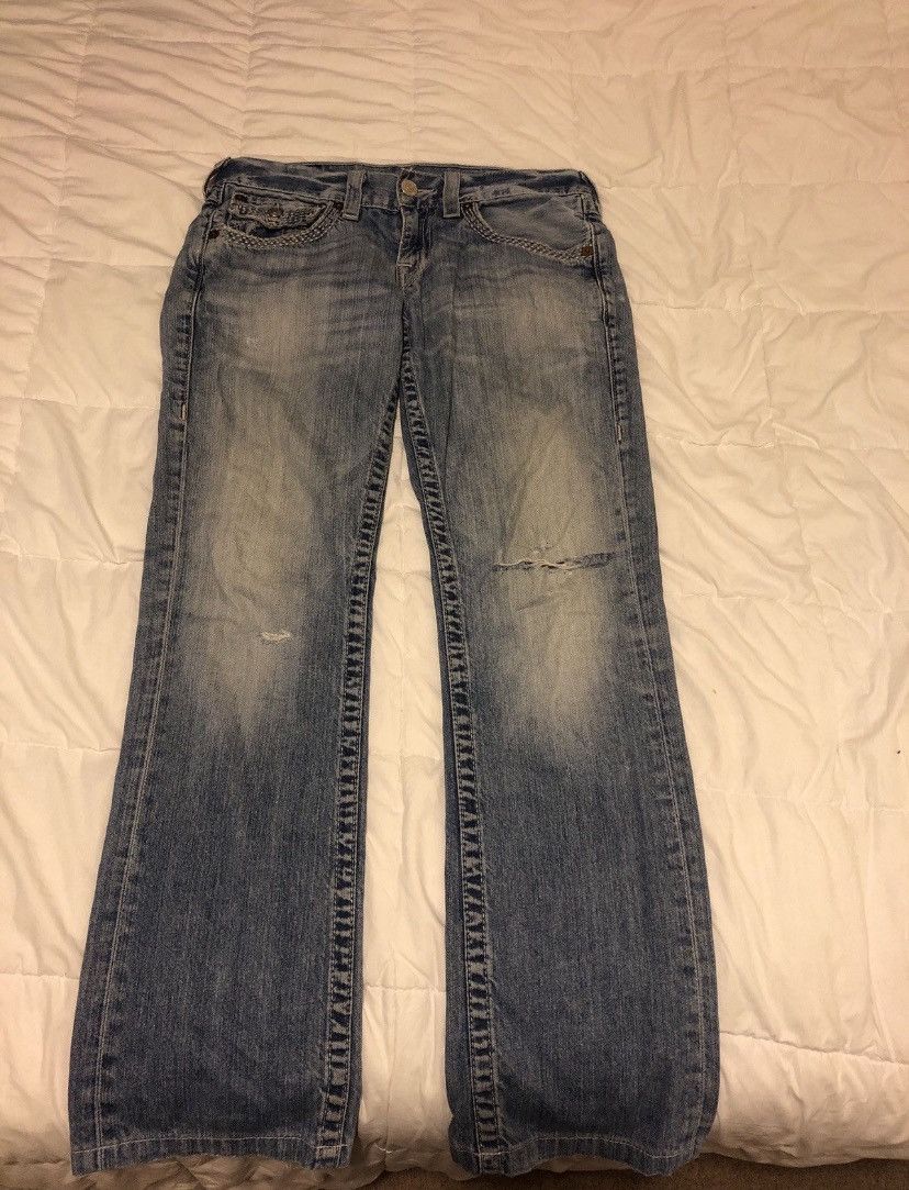 Hysteric Glamour × True Religion × Vintage Vintage True Religion flared straight Denim Size US 30 / EU 46 - 2 Thumbnail