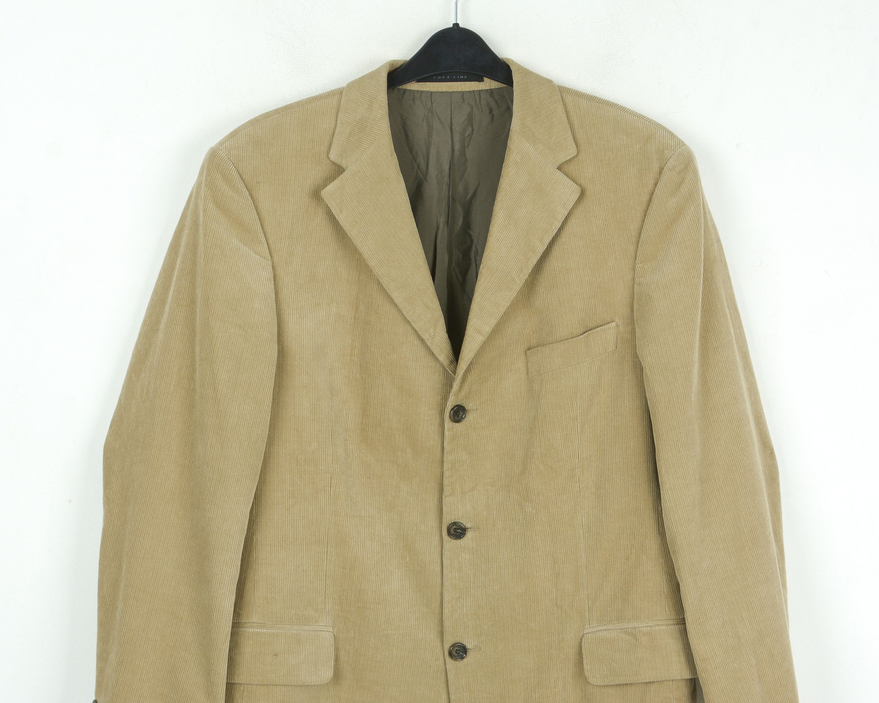 Strellson Soft Line Corduroy S Blazer Jacket UK 38L US Coat Suit Sport Size 38L - 2 Thumbnail