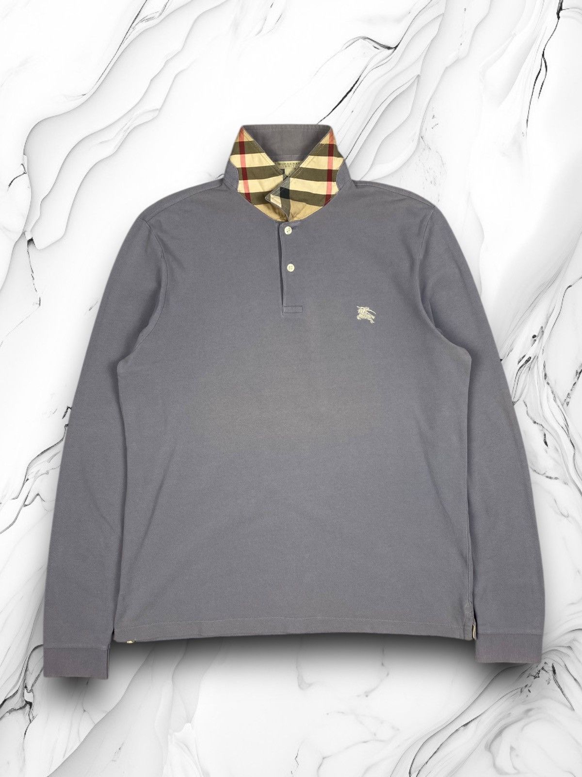 Vintage Burberry Brit Nova Check Polo Shirt