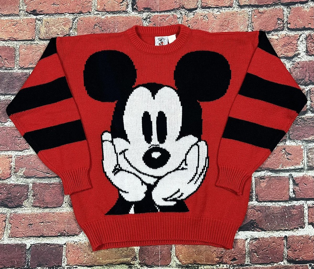 Vintage 90s Mickey Mouse Disney & Co. JG Hook Knit Sweater
