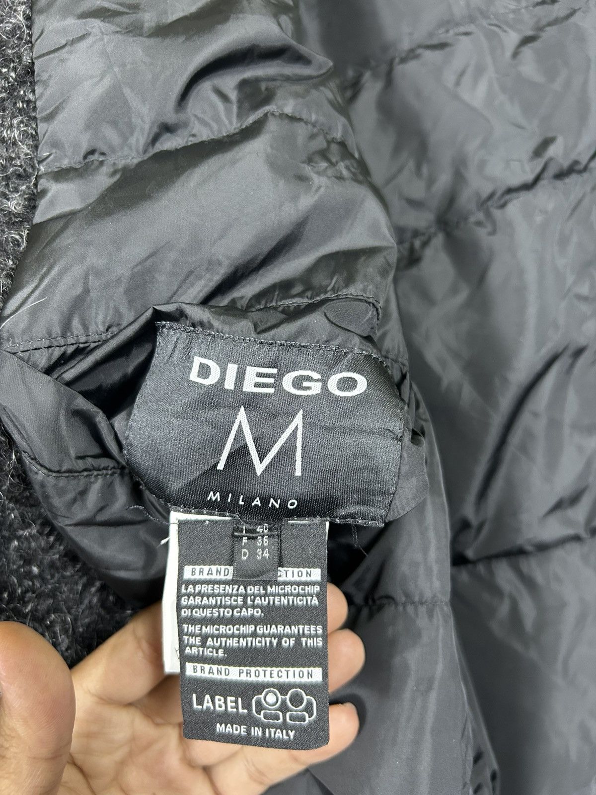 Designer 🔥Luxury Diego M Milano Wool Mohair Jacket Size M / US 6-8 / IT 42-44 - 10 Thumbnail