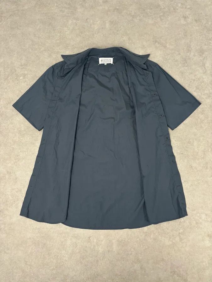 Maison Margiela SS2018 Maison Margiela Dark Grey Signature Short Sleeves Shirt Size US M / EU 48-50 / 2 - 7 Thumbnail