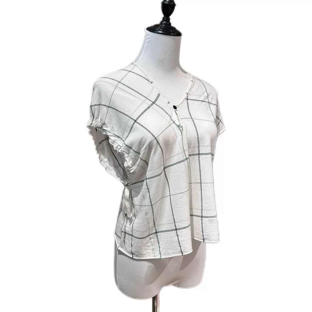 Yohji Yamamoto Yohji Yamamoto Y'S Off-Shoulder Short-Sleeve Top Size L / US 10 / IT 46 - 1 Thumbnail