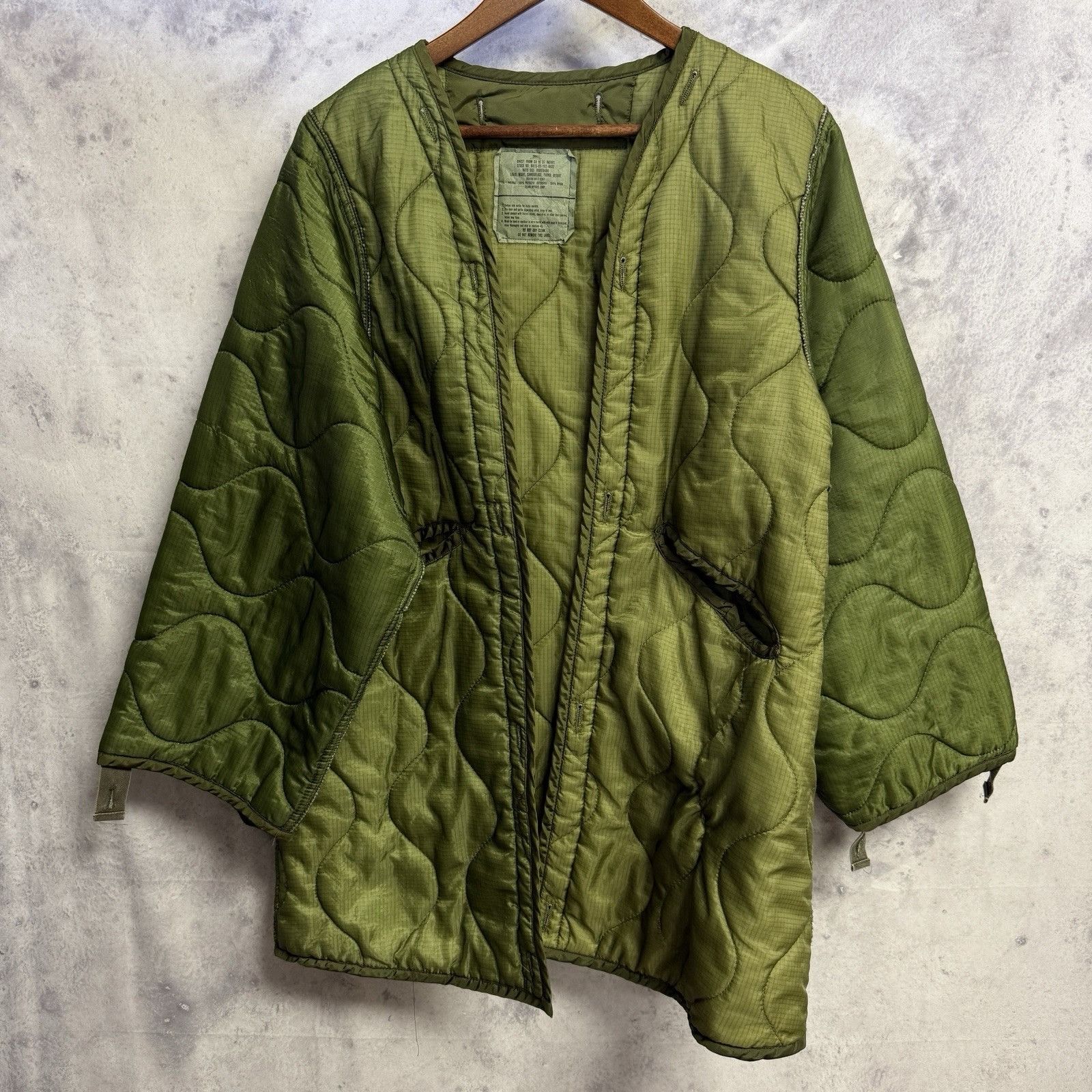 Vintage Vintage US Military Cold Weather Liner Parka Desert Mens S Size US S / EU 44-46 / 1 - 1 Thumbnail