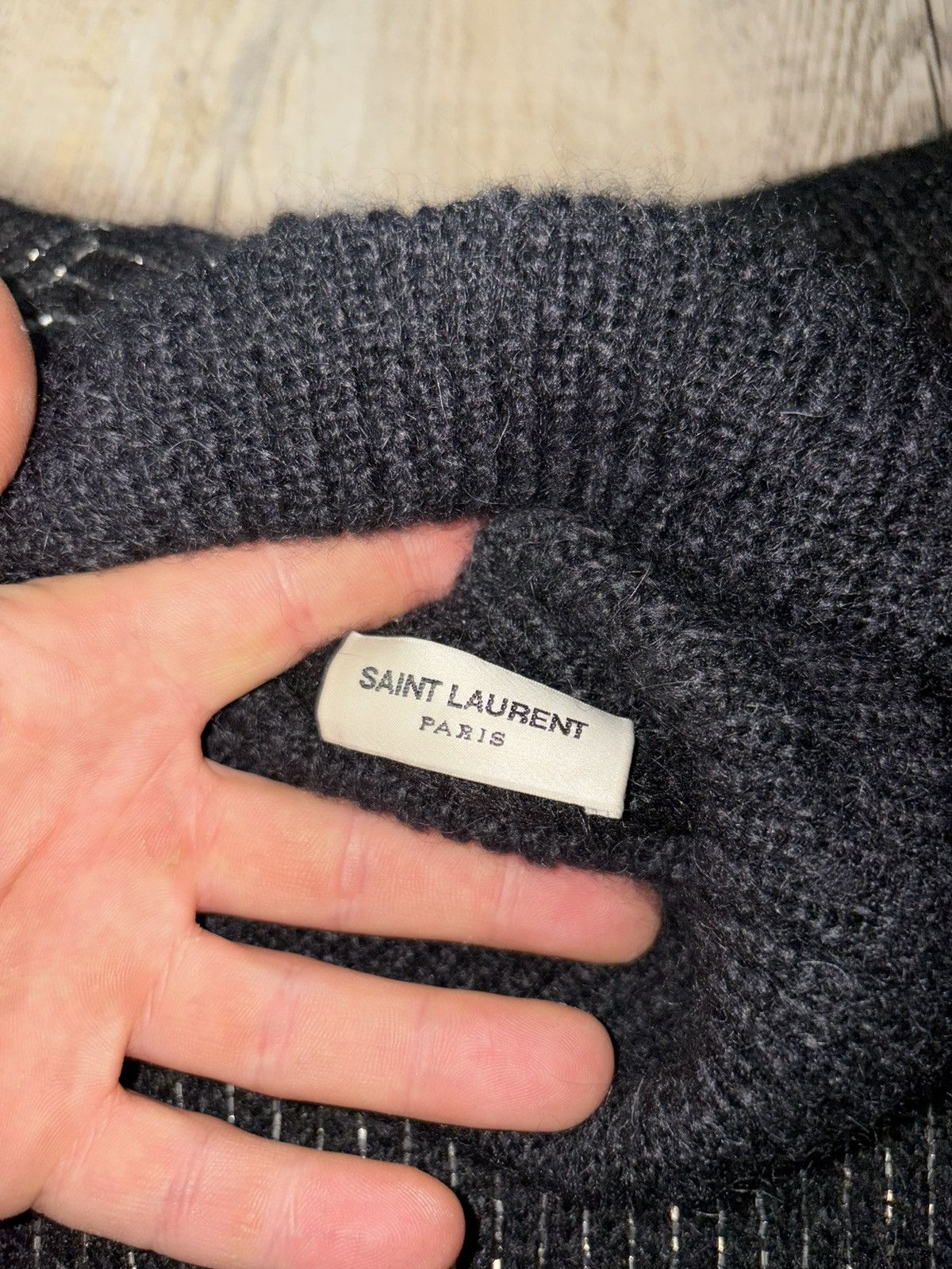 Saint Laurent Paris Saint Laurent metall Striped Turtleneck Size US XXS / EU 40 - 2 Thumbnail