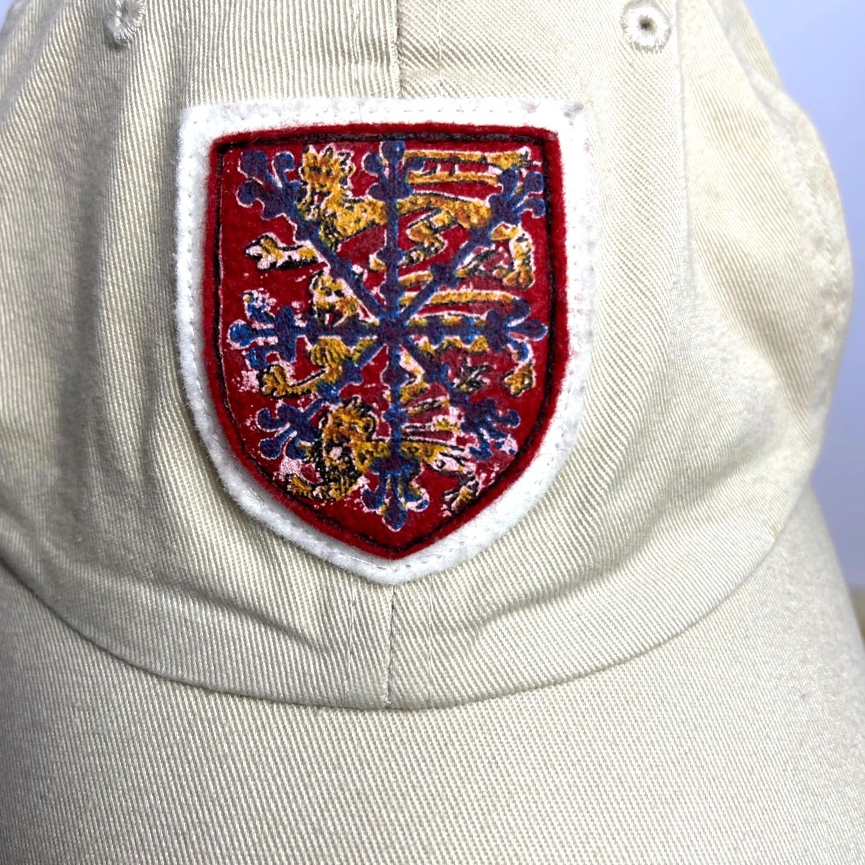 Vintage VINTAGE Polo Jeans Co Baseball Cap Hat Adjustable Beige Khaki Crest Embroidered Size US M / EU 48-50 / 2 - 2 Thumbnail