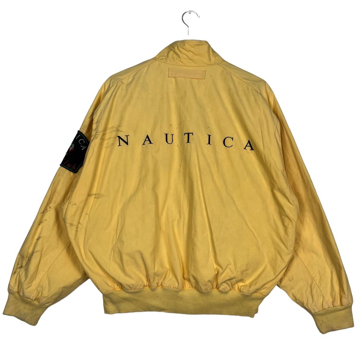 Mega Yacht × Nautica × Vintage 🔥 90s VINTAGE NAUTICA YACHT CLUB REVERSIBLE BOMBER JACKET Size US L / EU 52-54 / 3 - 15 Thumbnail