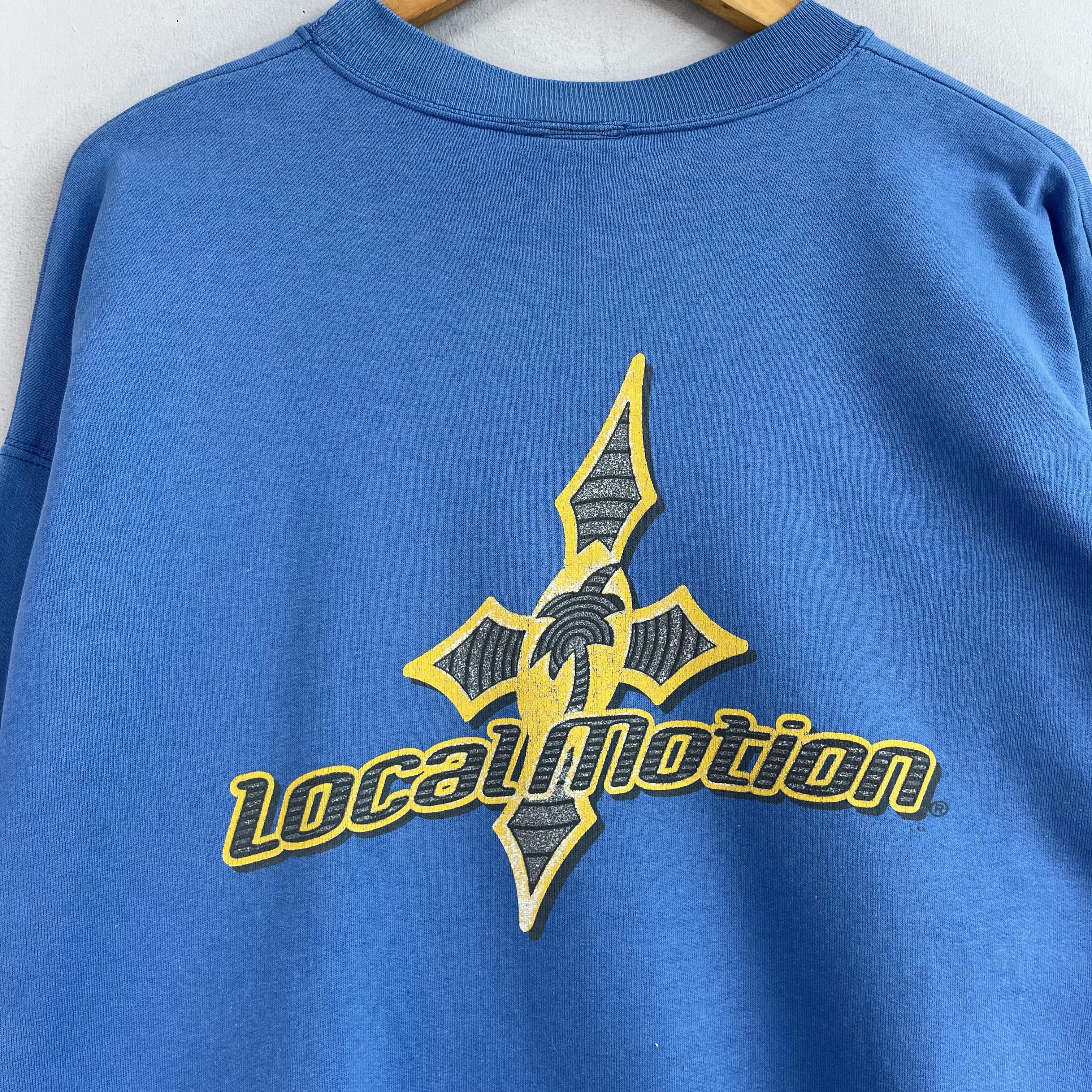 Vintage Vintage 80's LOCAL MOTION Hawaii Back Hit Logo Sweatshirt Size US L / EU 52-54 / 3 - 2 Thumbnail
