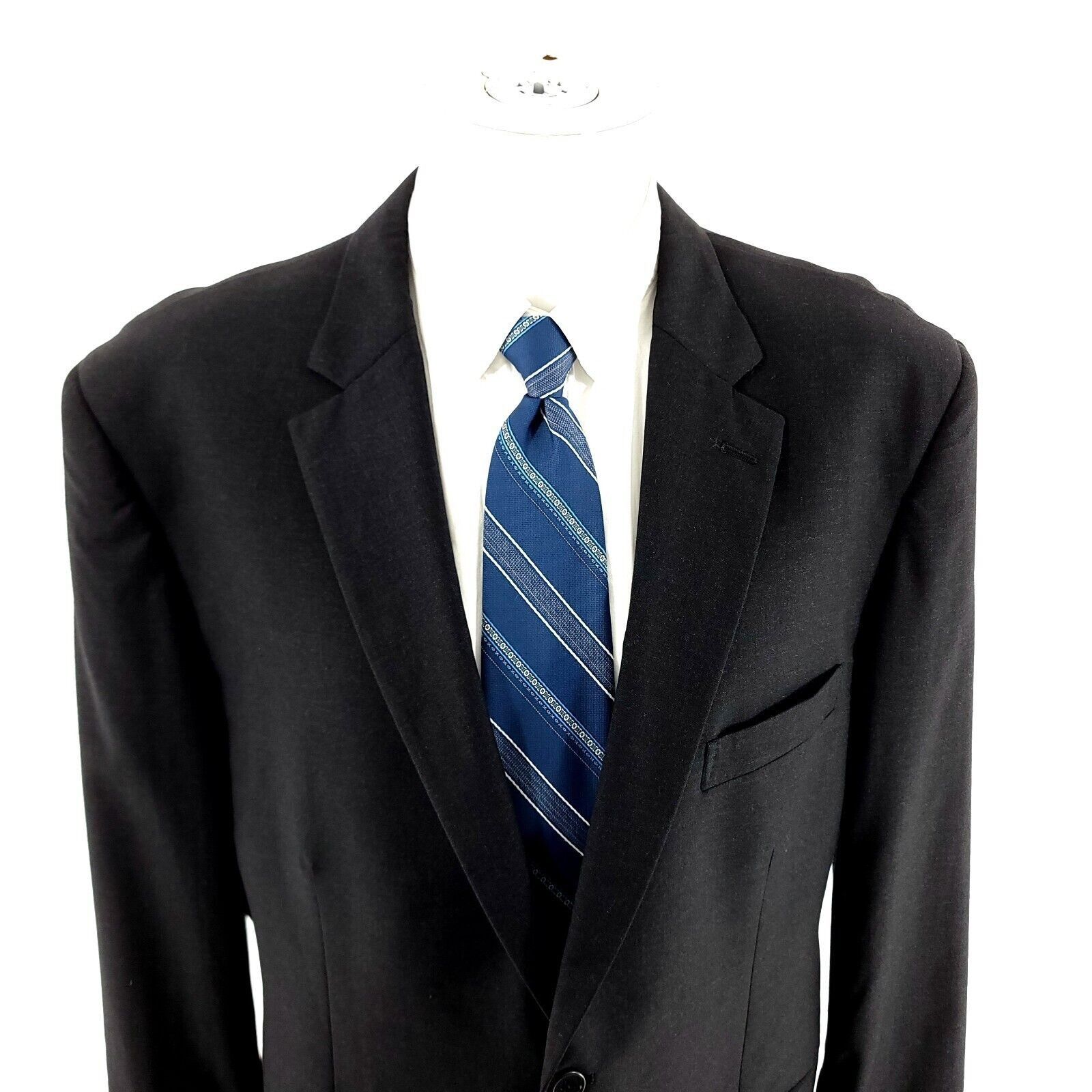 Pronto Uomo Pronto Uomo Signature Super 120s Wool 2 Button Blazer Suit J Size 46R - 1 Thumbnail