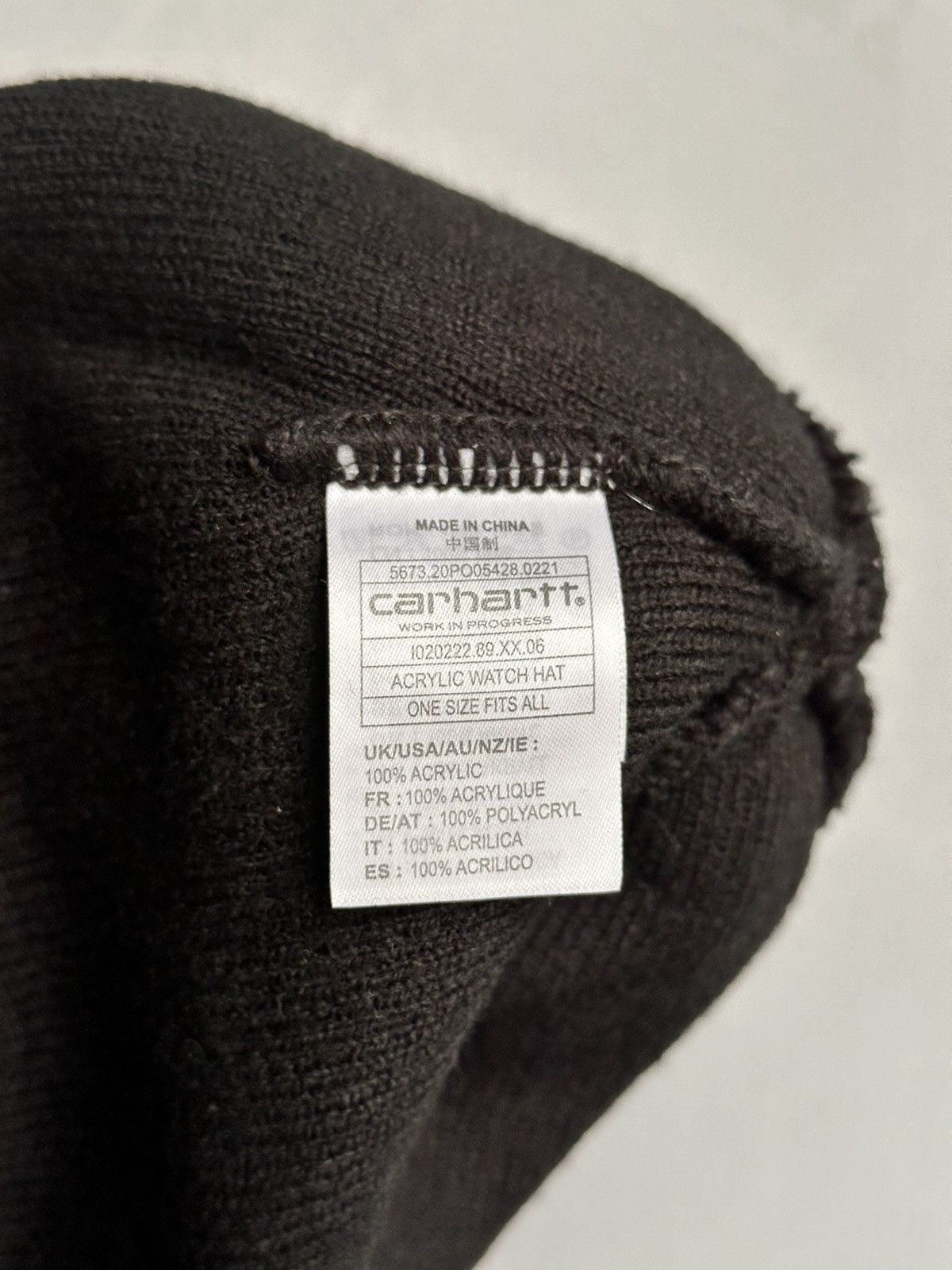 Carhartt Wow 😻 White Beanie Carhartt Y2K Streetwear Outdoor Arcteryx Size ONE SIZE - 7 Thumbnail