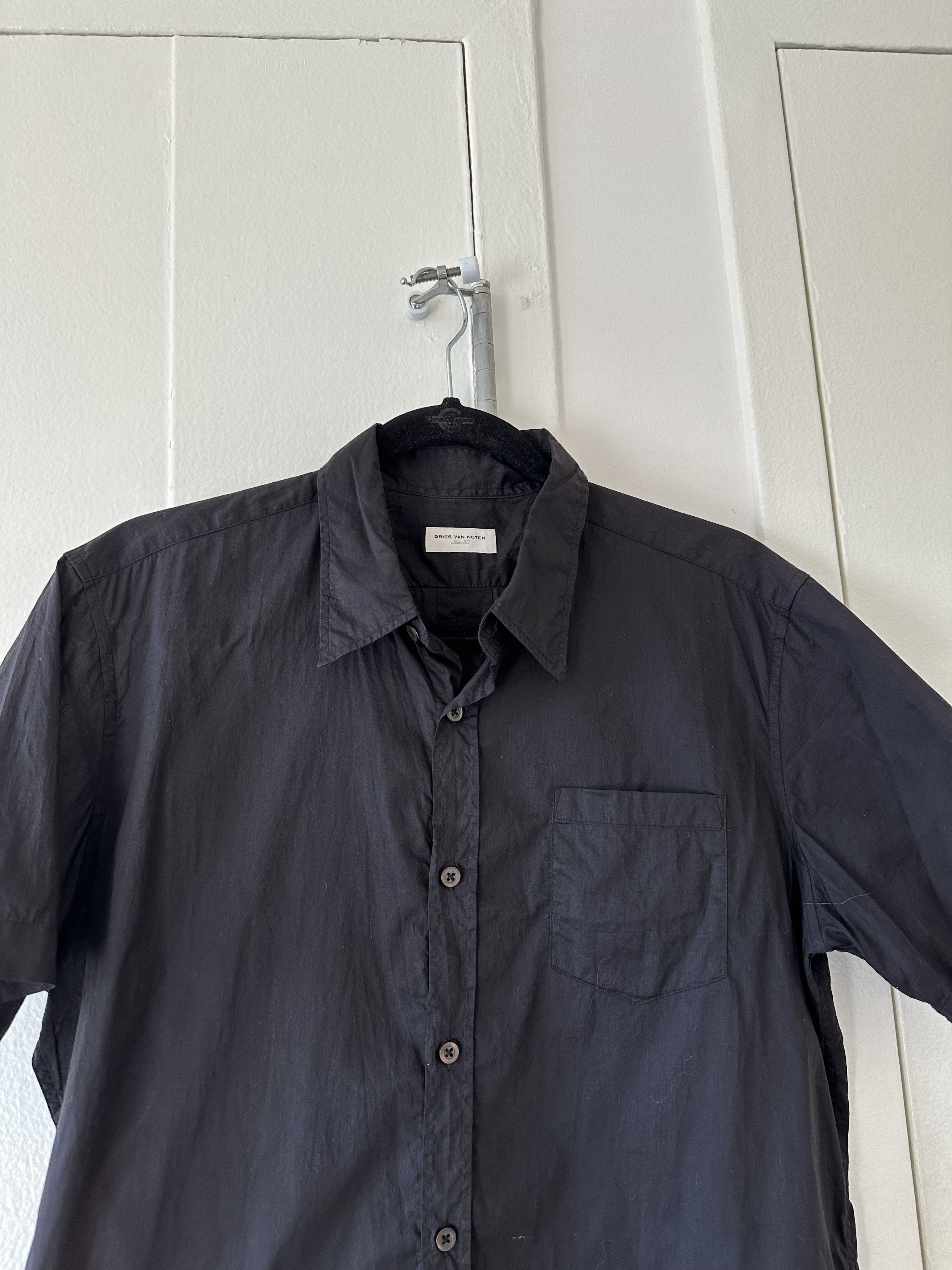 Dries Van Noten Dries Van Noten Short Sleeve Button Up Shirt Size US M / EU 48-50 / 2 - 2 Thumbnail