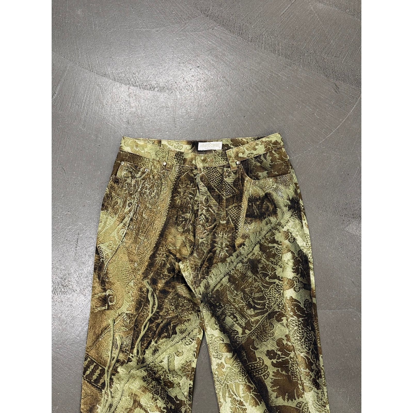 Roberto Cavalli 2000s Roberto Cavalli print embellished jeans Size 27" / US 4 / IT 40 - 3 Thumbnail