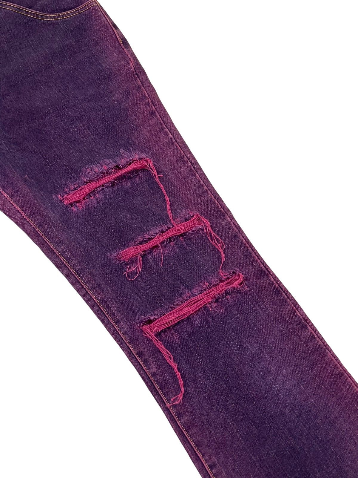 Wrangler Flare Jeans Vtg Wrangler Japan Distress Boot Cut 7🟦2 Size US 29 - 7 Thumbnail